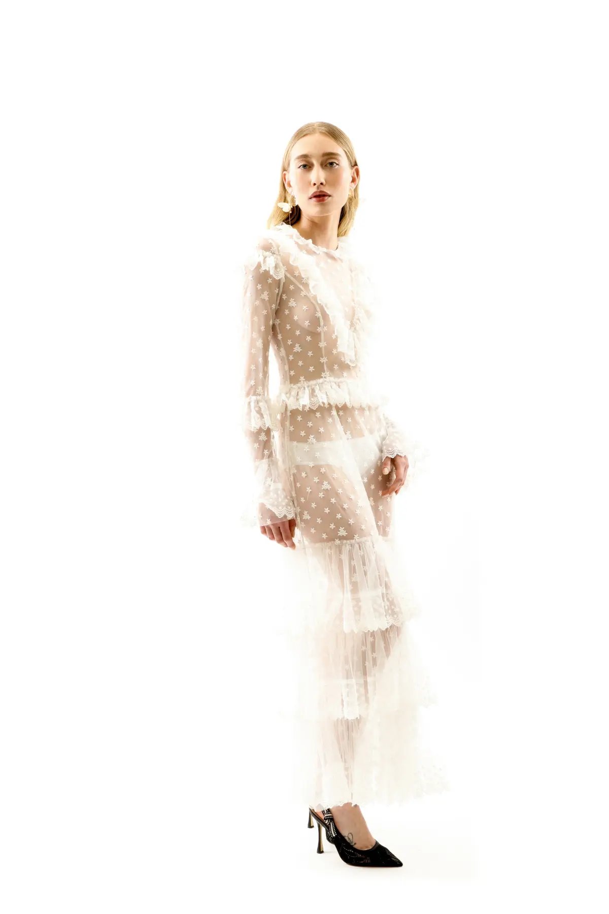 Dinah Dress White photo 8