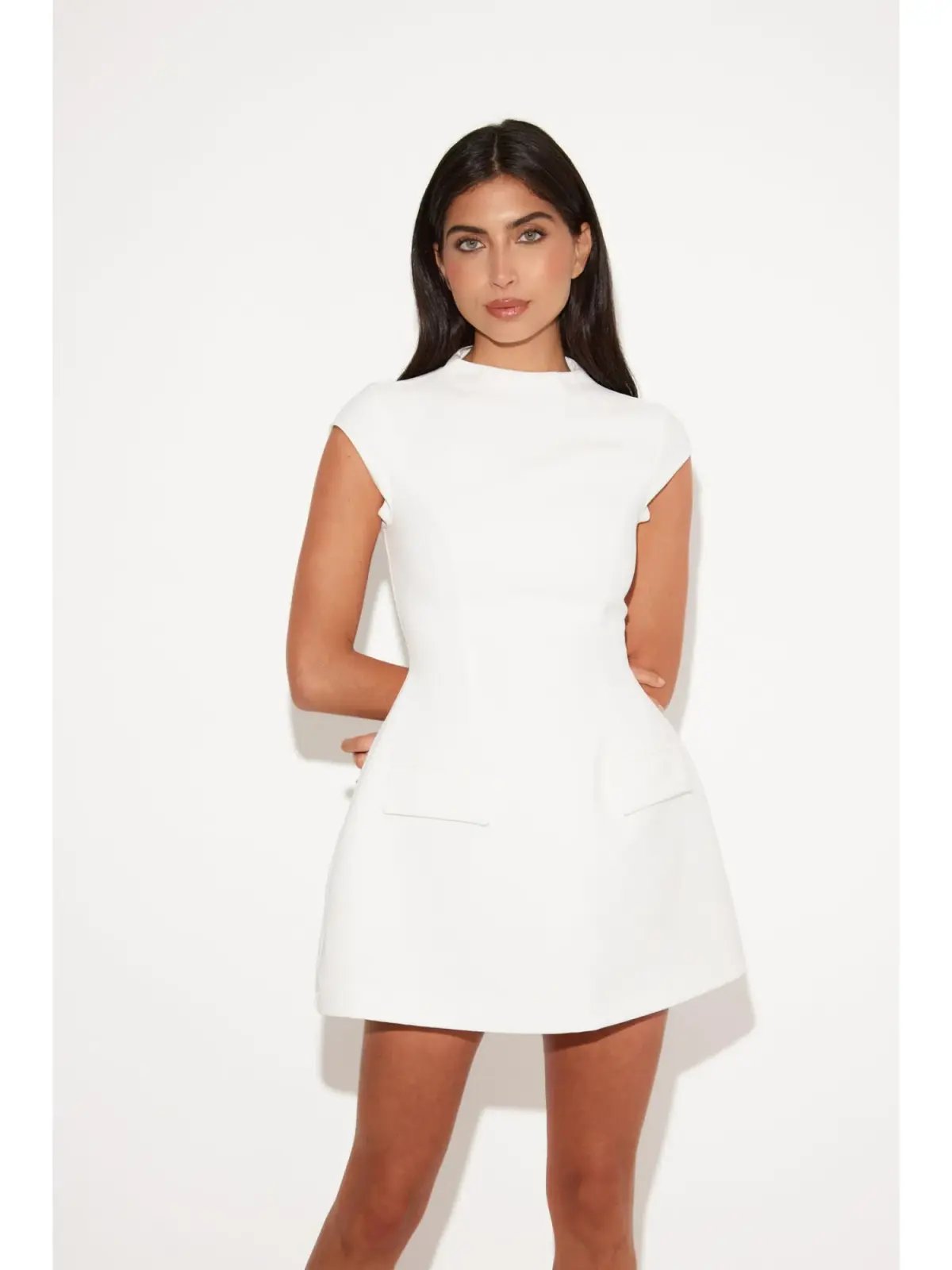 Odd Muse Ultimate Muse Cap Sleeve Dress White Size AU 6 photo 2