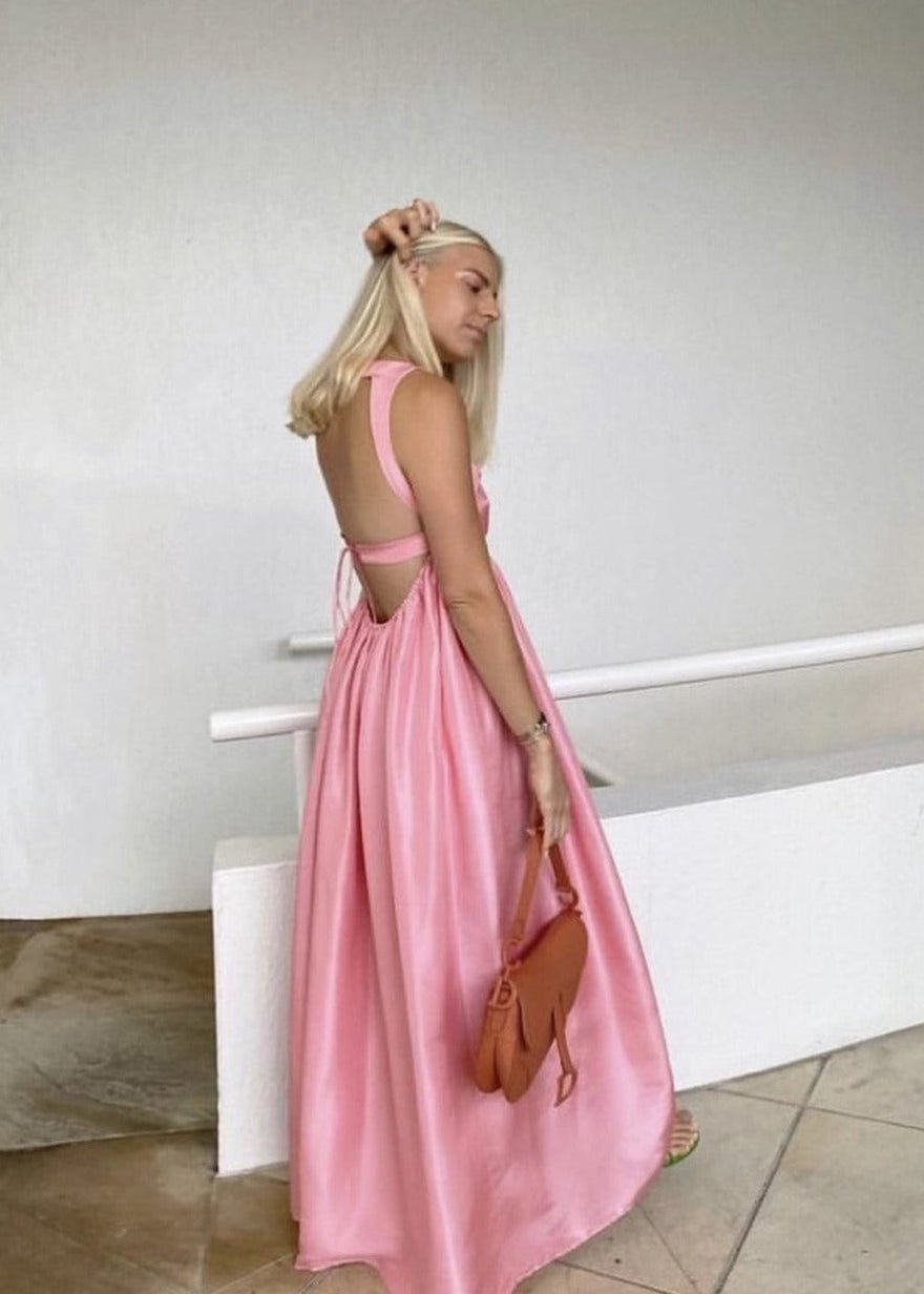 Oroton Strappy Sun Dress, Pink photo 3