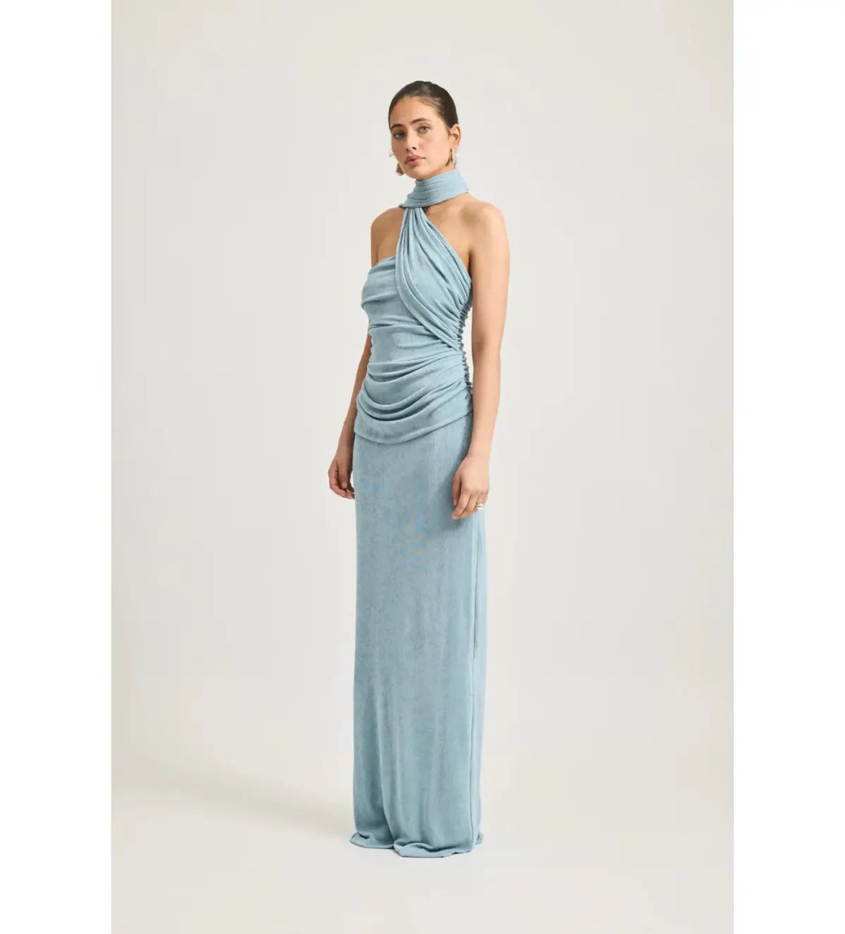 Tojha Iesha Maxi Dress Powder Blue Size 6 photo 3