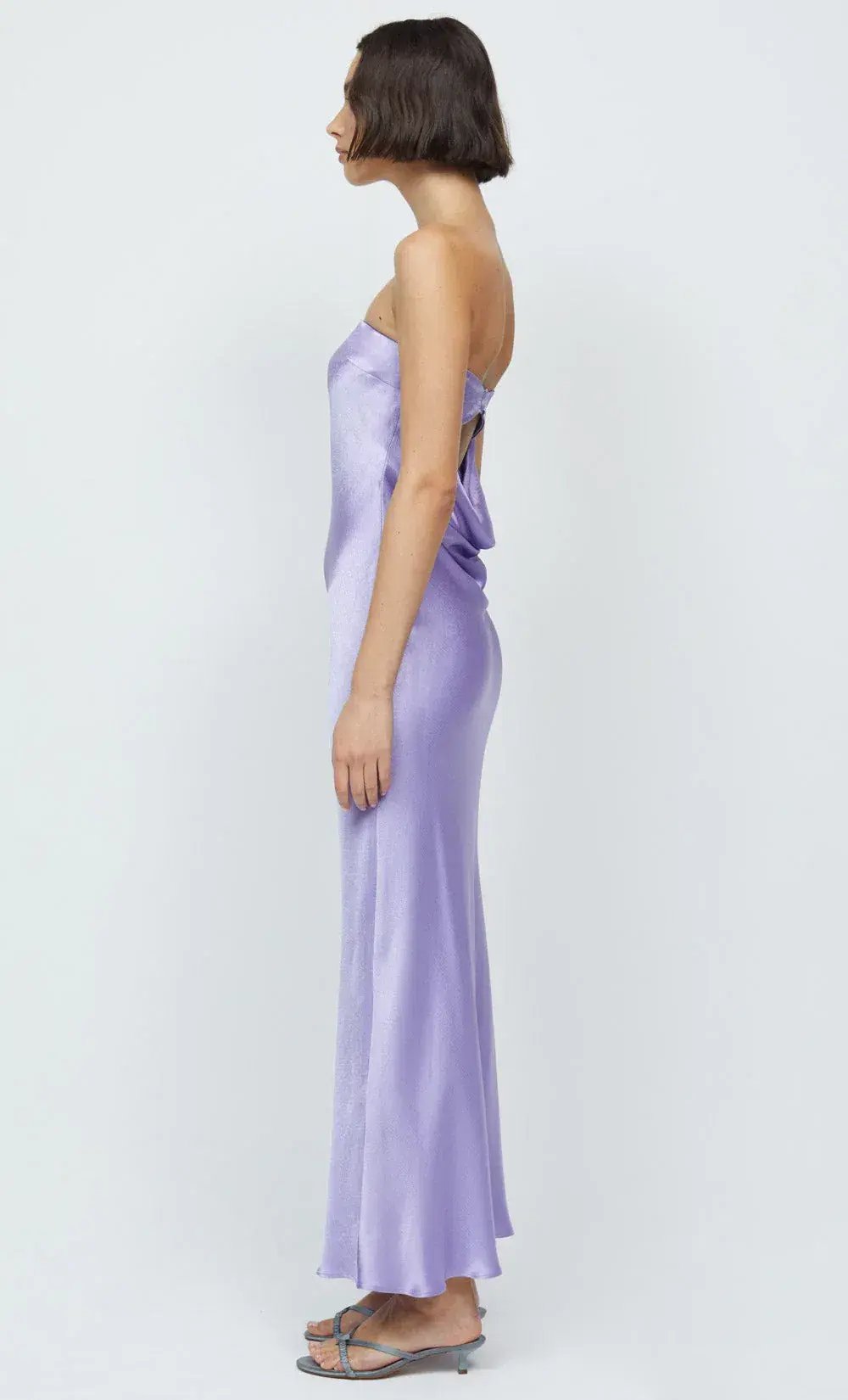 Bec & Bridge Moon Dance Strapless Dress Lilac Size 8 photo 2