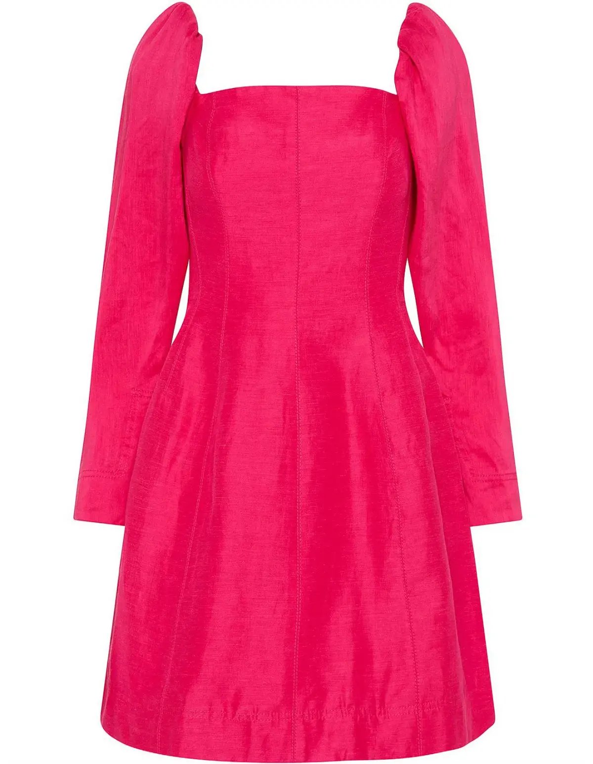 Aje Baret Sleeved Mini Dress Pink Size 8 photo 2