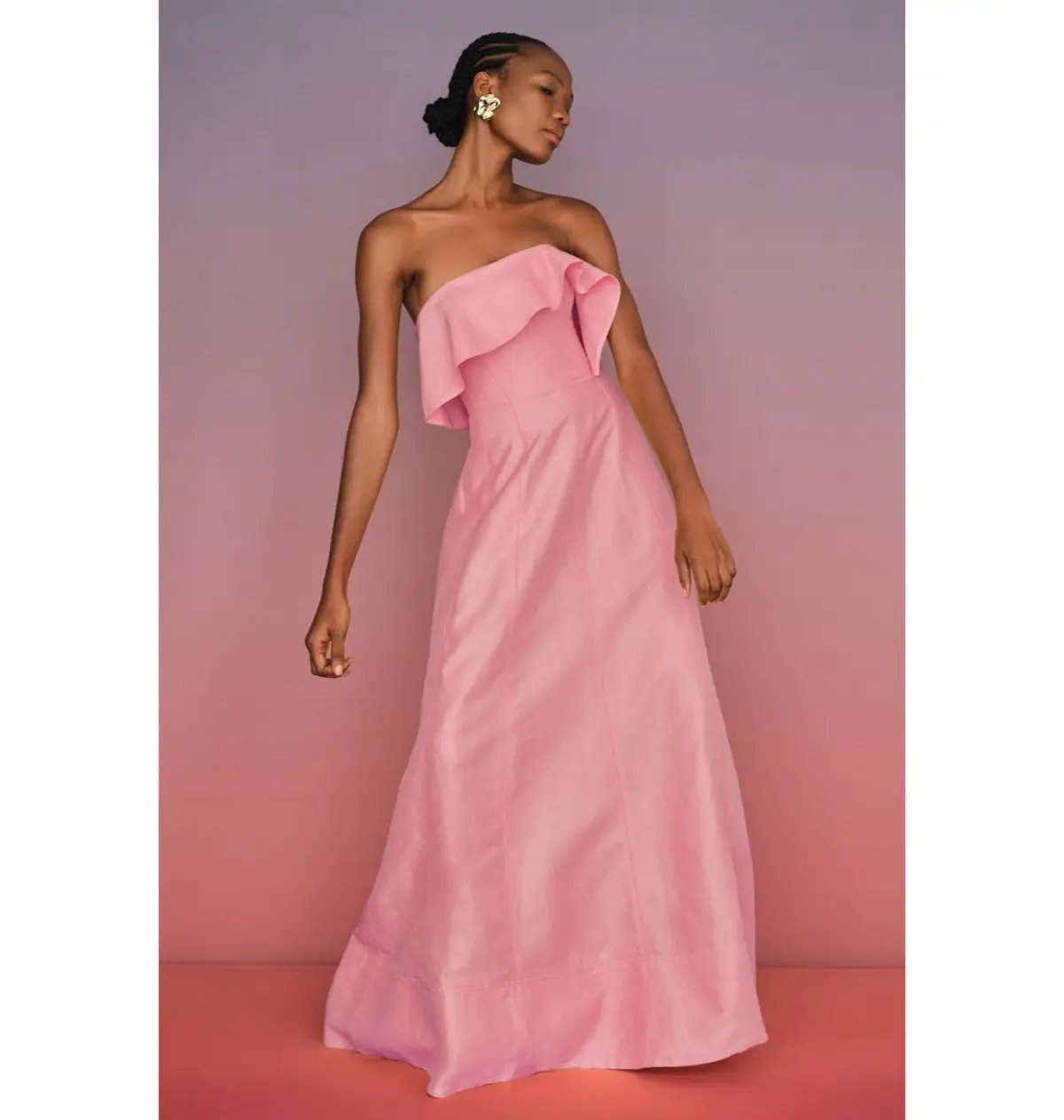 Aje Shallows Strapless Gown Bon Bon Pink Size AU 10 photo 4