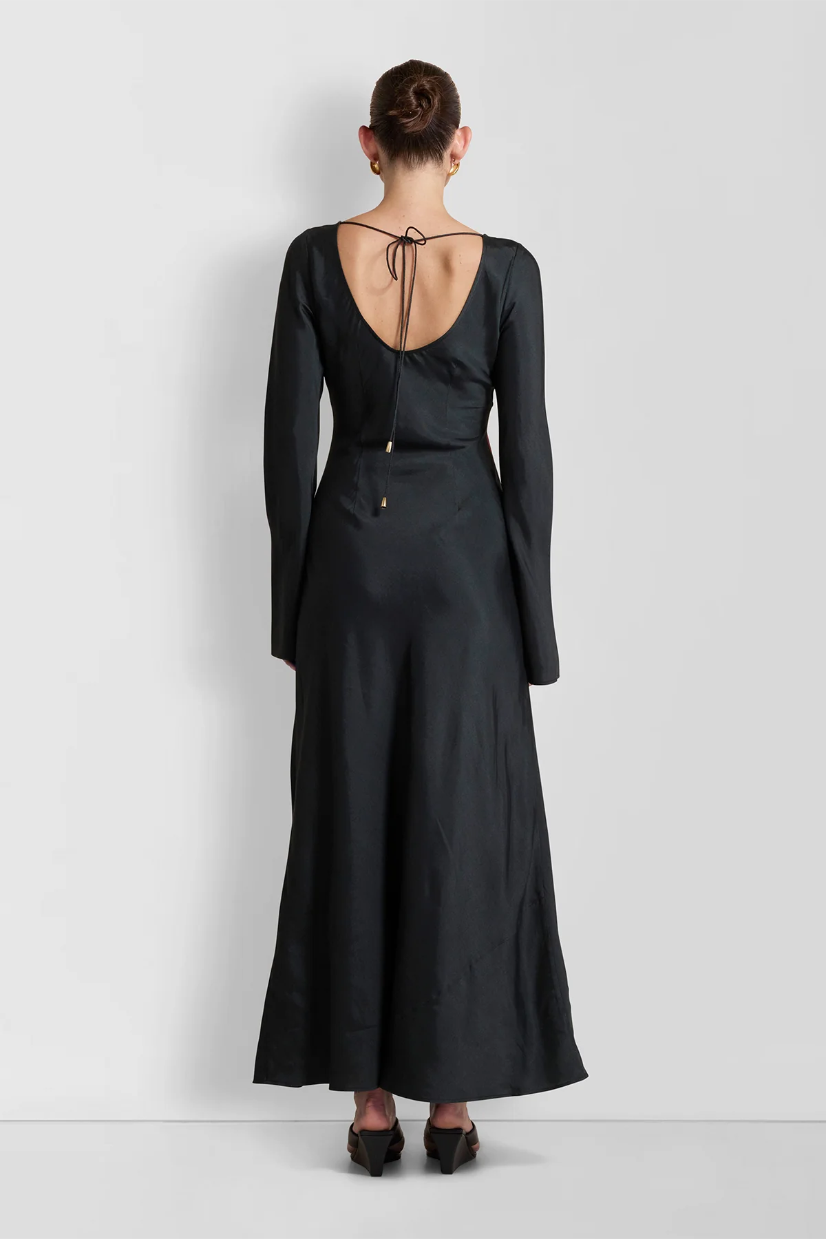 THE WOLF GANG THEA MAXI DRESS - NOIR photo 8