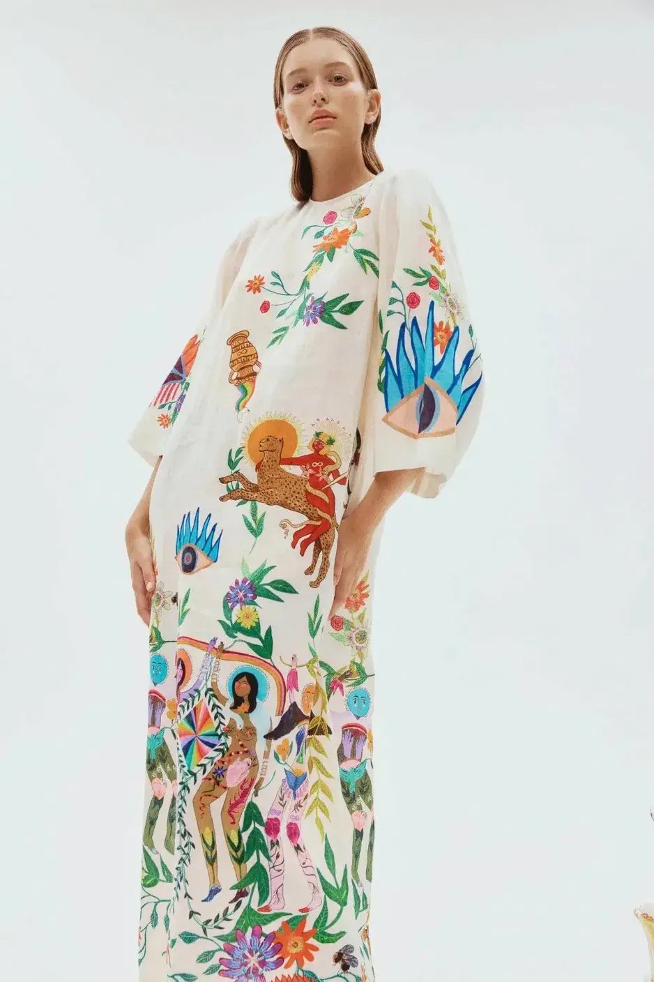 Alemais Meagan Midi Dress Multi Size 12 photo 2