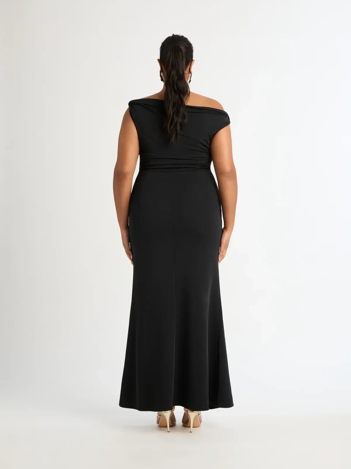 Sheike Stella Maxi Dress Black Size 16 photo 4