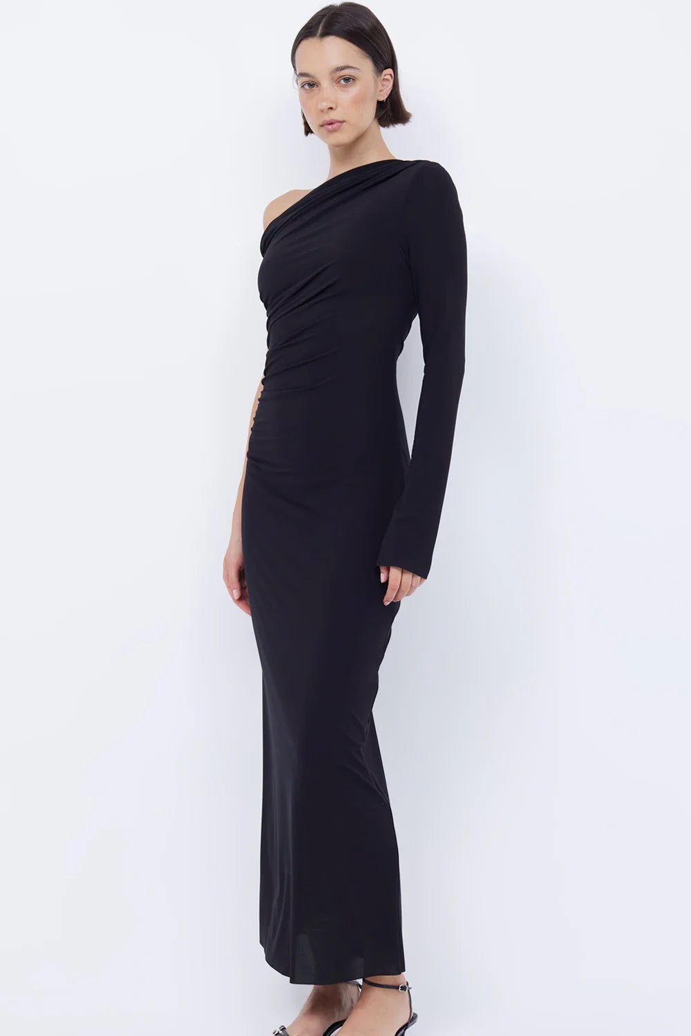 BEC & BRIDGE NABILA ASYM MIDI DRESS - BLACK photo 2