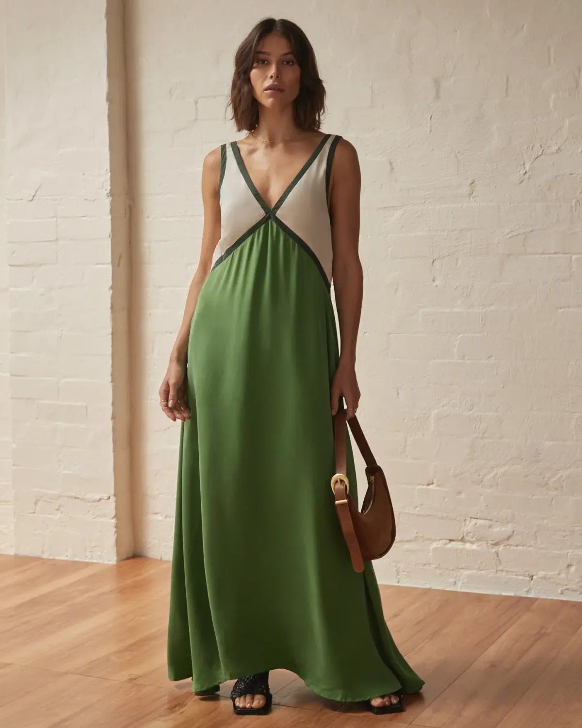 Sanica The Namoi Maxi Dress Green Size S / AU 8 photo 2