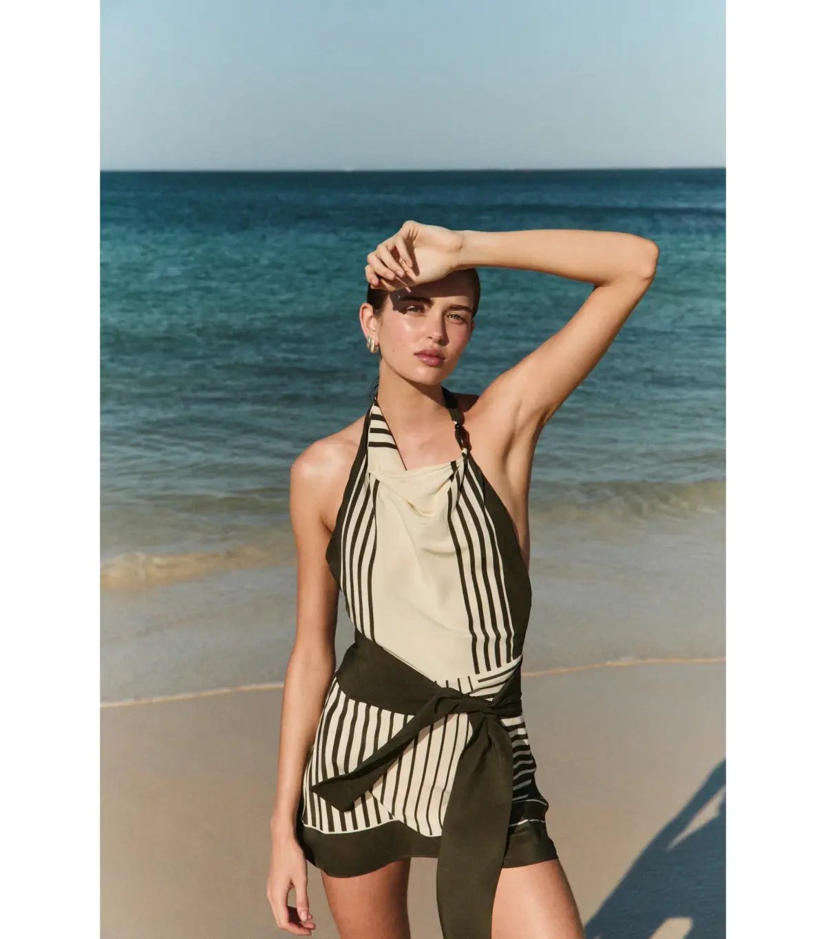 Sir the Label Leilana Mini Dress Garden Stripe Size 0 / AU 6 photo 7