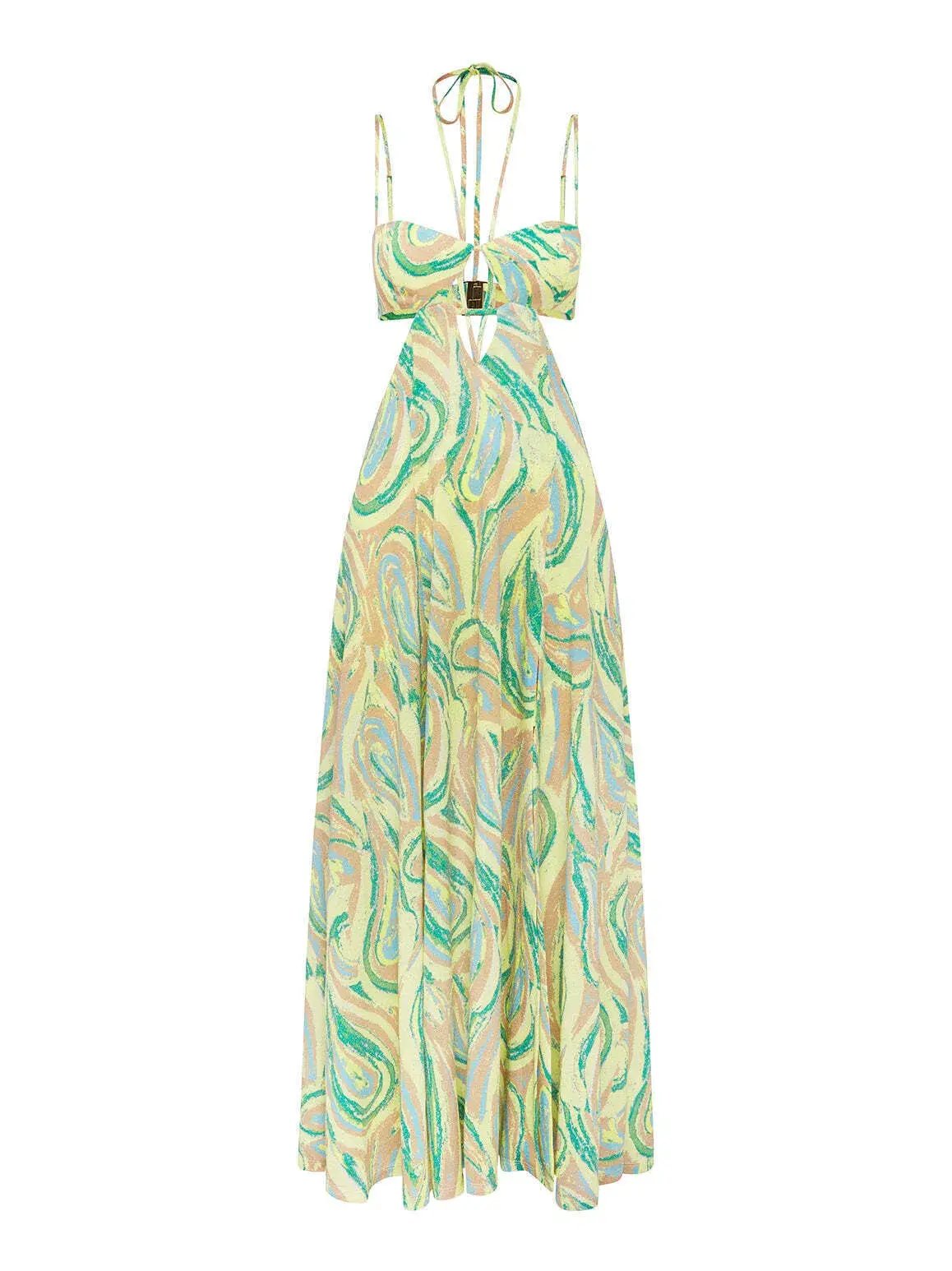 Alice McCall Swan Lake Midi Dress in Citrus Size 10 photo 6