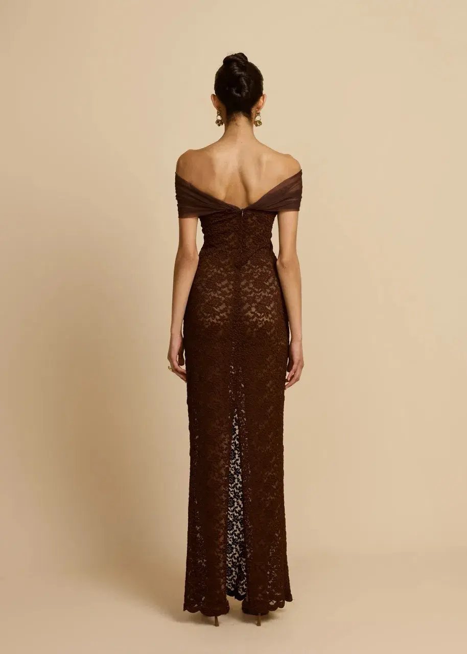 Arcina Ori Milana Dress in Chocolate Size M/AU10 photo 4