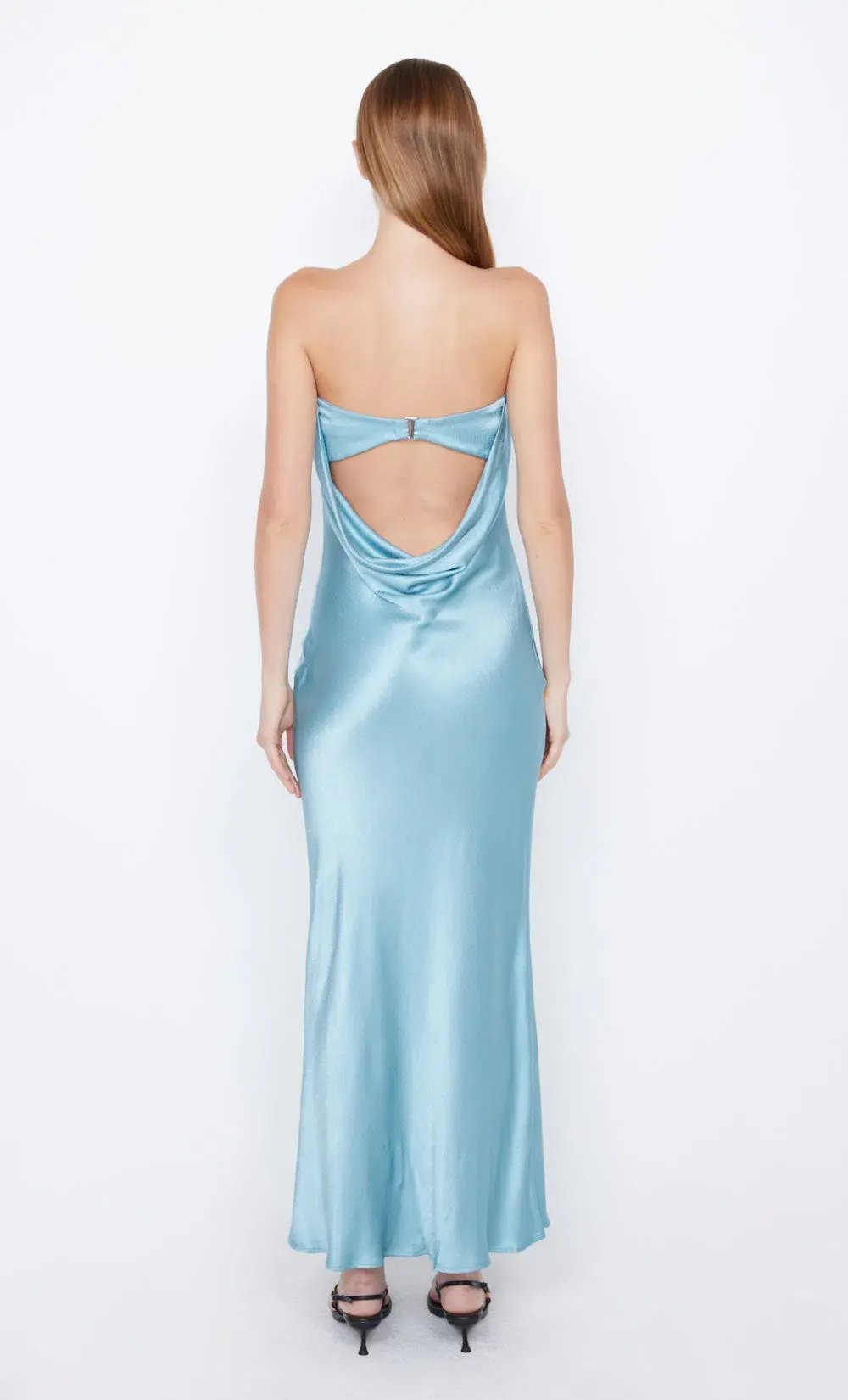 Bec & Bridge Moondance Strapless Dress Sea Spray Size 8 photo 2