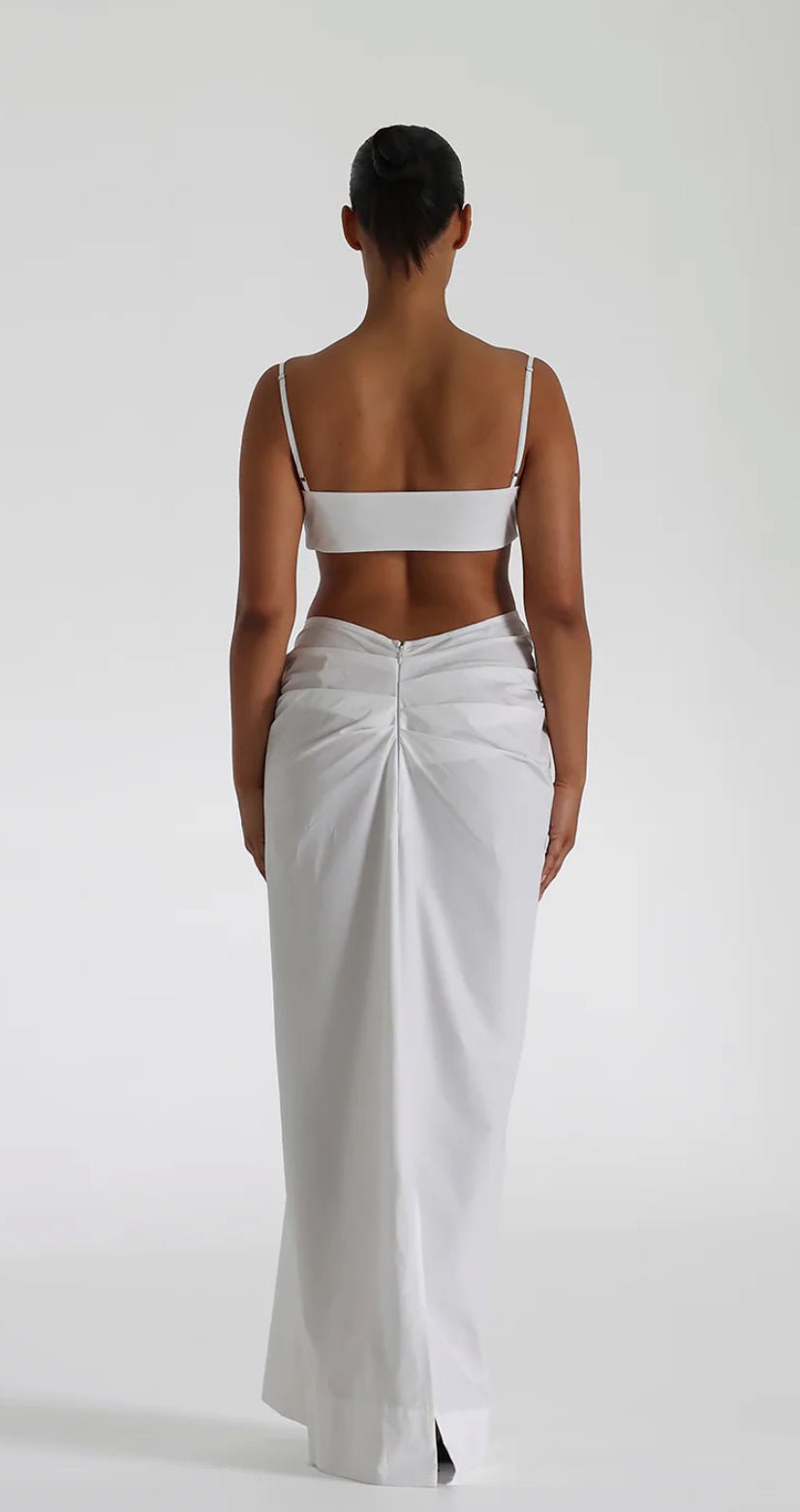 Natalie Rolt Tala Crop + Skirt White photo 2