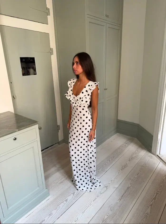Design by Si Luna Maxi Dress Black/White Size XS / AU 6 photo 5