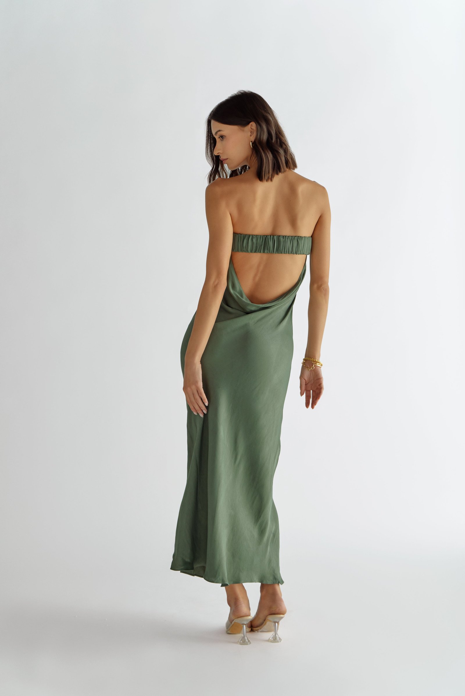 SUMMER AWAY MATERA DRESS - SAGE photo 5
