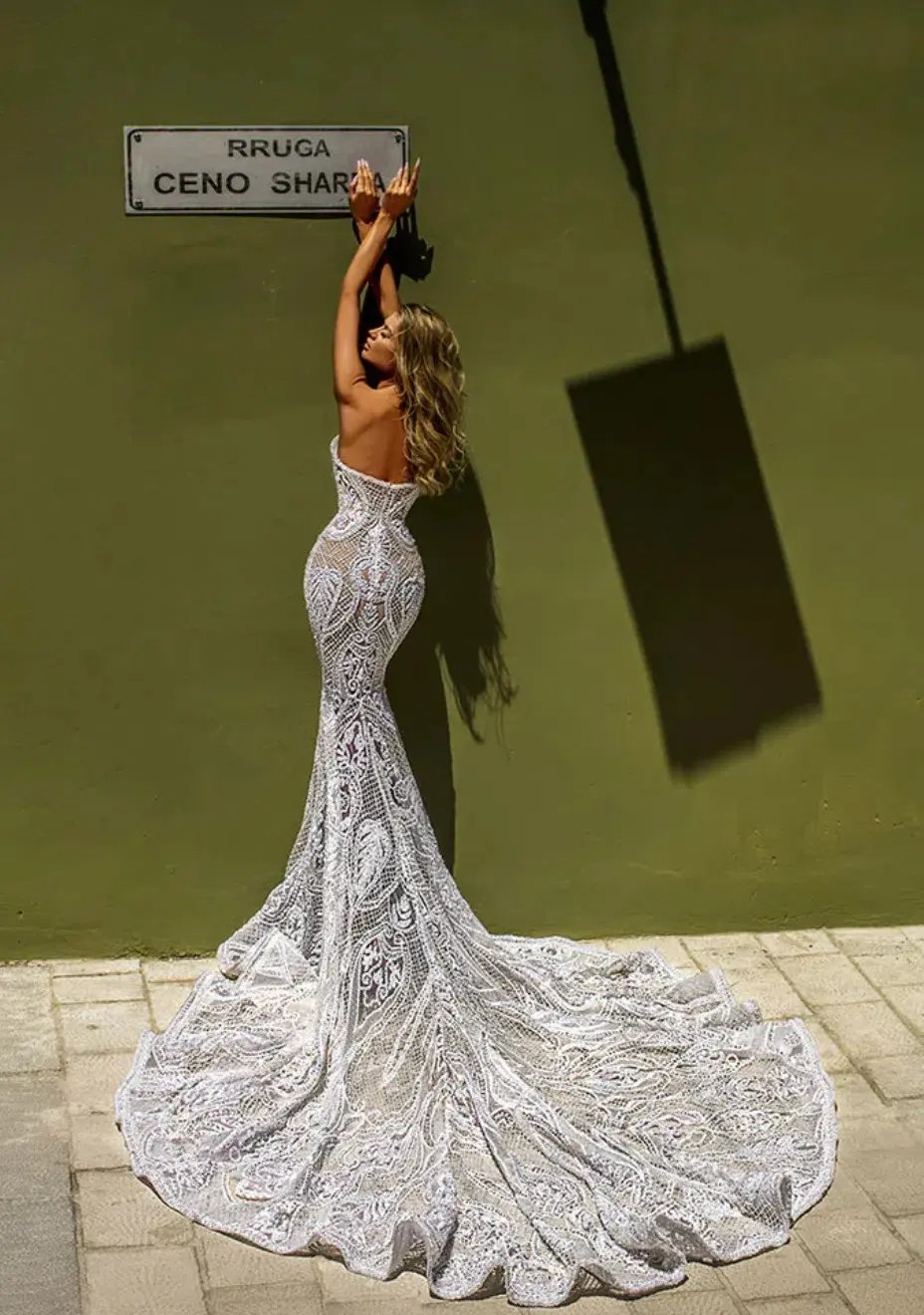 Albina Dyla Corset White Bridal Dress White Size 6 photo 2