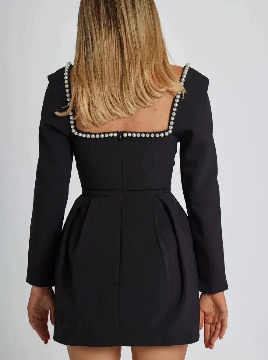 Odd Muse Ultimate Muse Pearl Dress Black Size XL / AU 14 photo 3