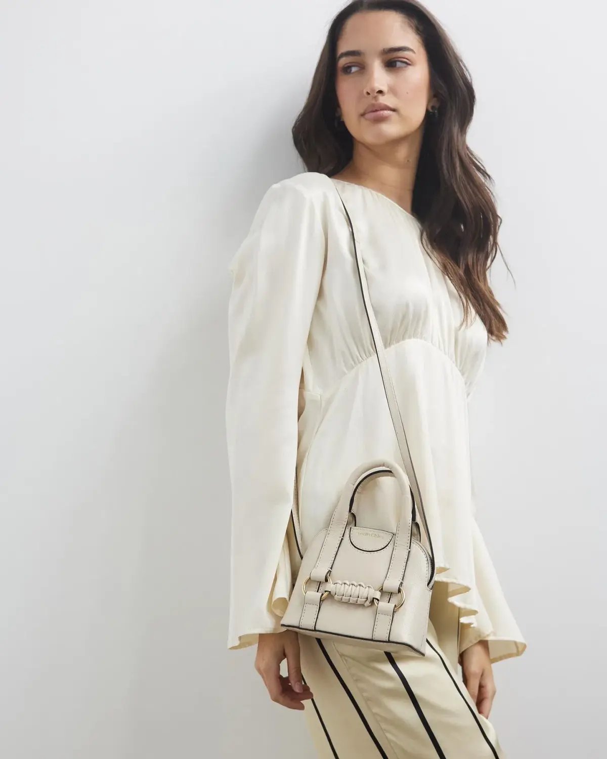 See by Chloe Saddie Small Handbag Beige photo 2