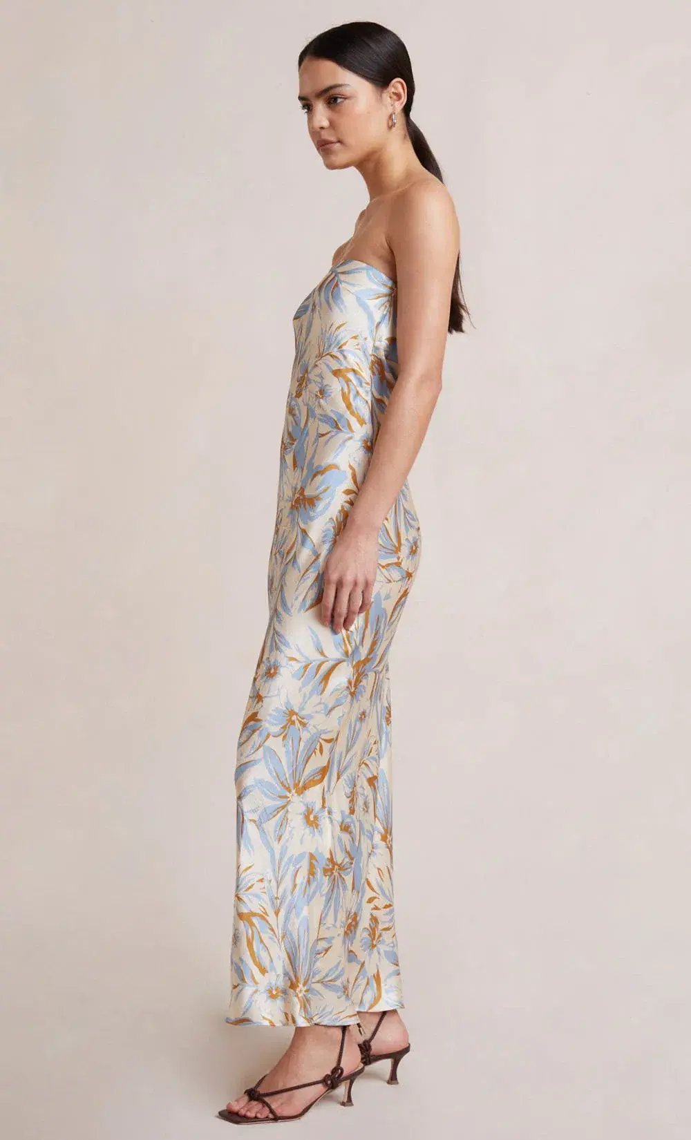 Bec & Bridge Stella Strapless Dress Print Size 12 photo 2