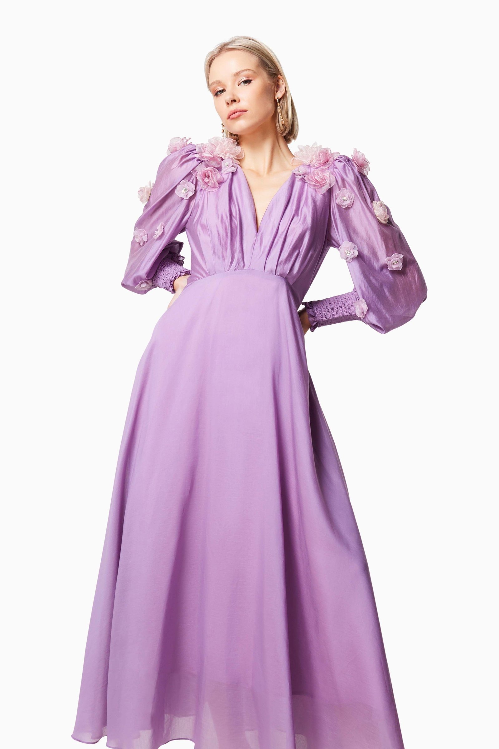 ELLIATT NECTAR DRESS -AMETHYST photo 3