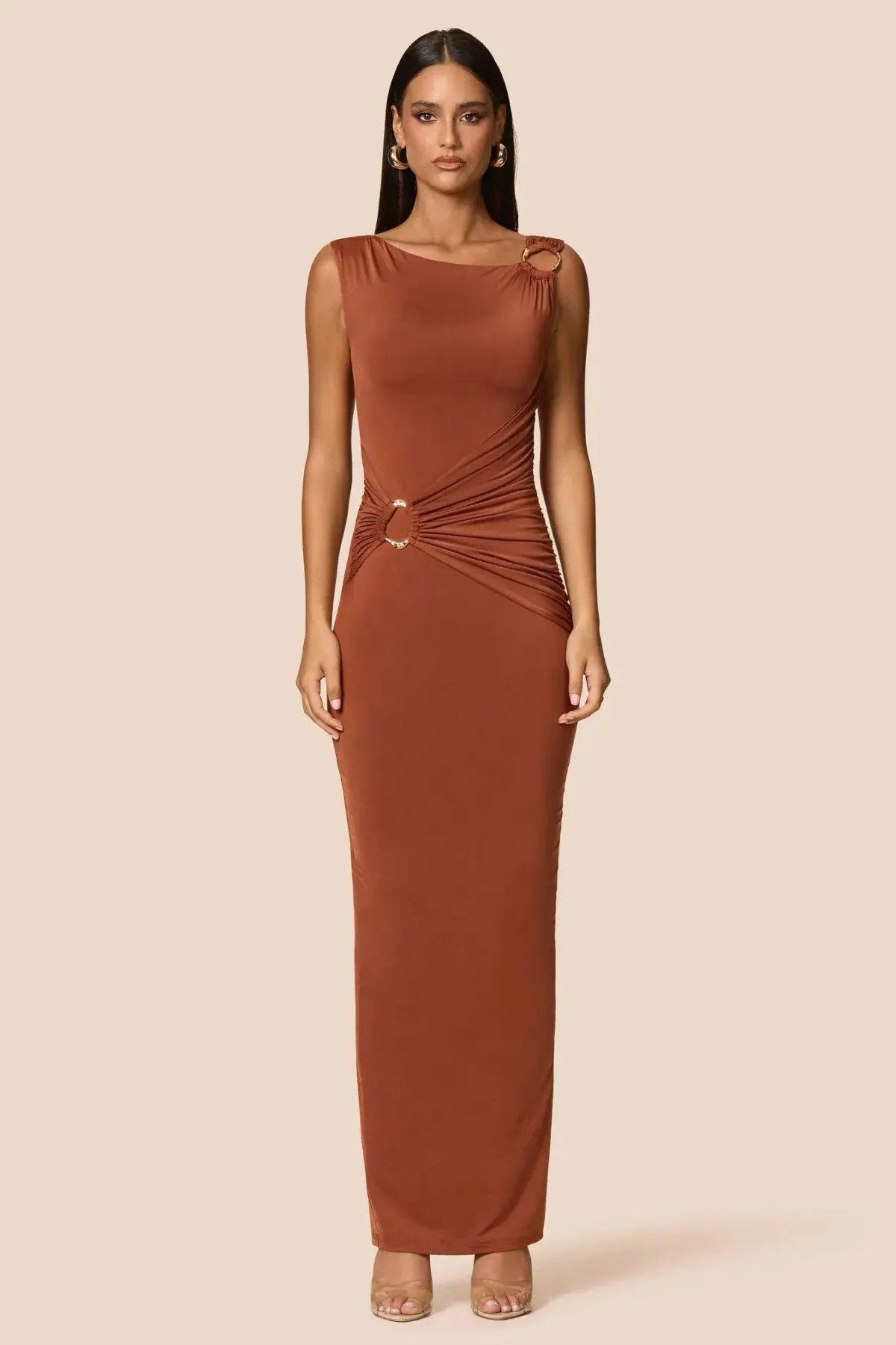 Love Nookie Kaia Maxi Dress Clay  Size 10 photo 4