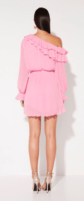 Mossmann A Slice of Heaven Mini Dress Pink Size 14 photo 3