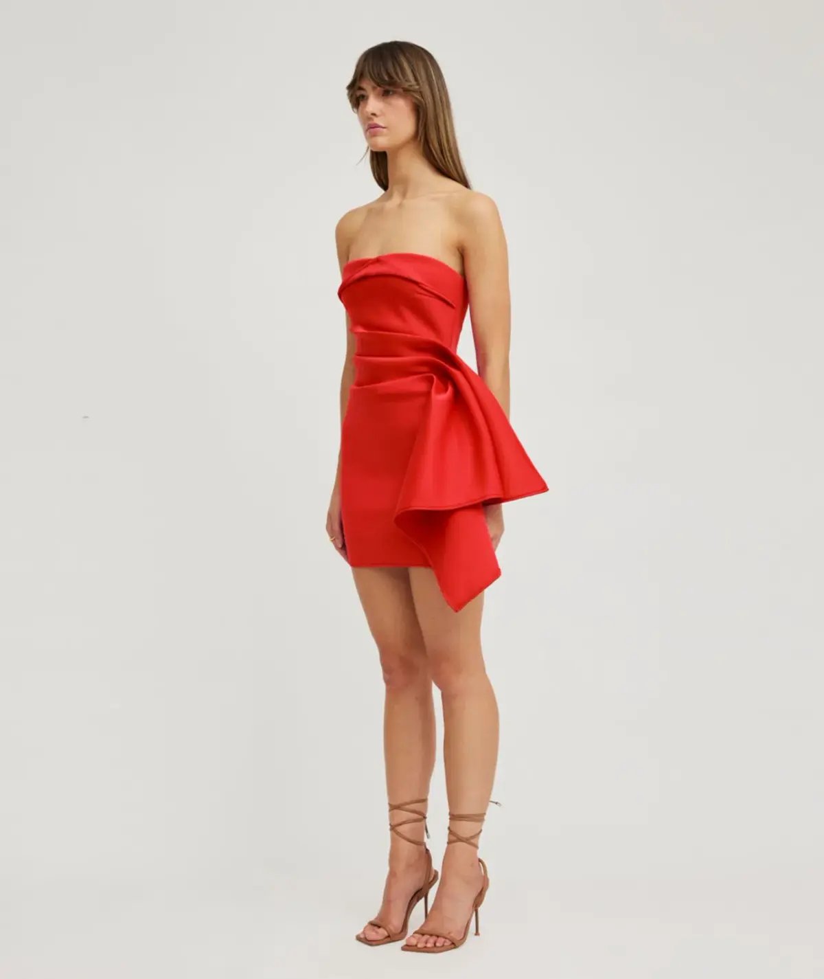 Tojha Nevie Mini Dress Red Size 6 photo 2