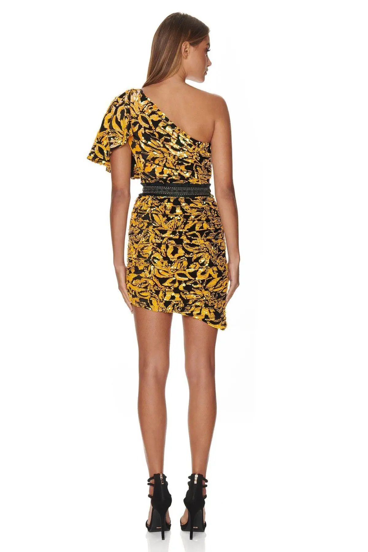 Eliya the Label Edena Dress Sequin Size L photo 3