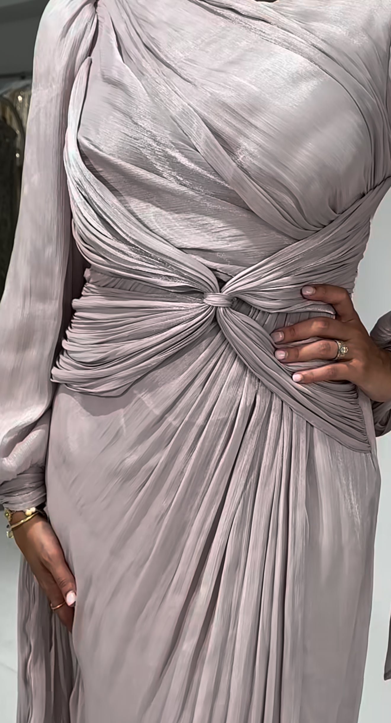 ZINNIE MAXI DRESS LILAC photo 2