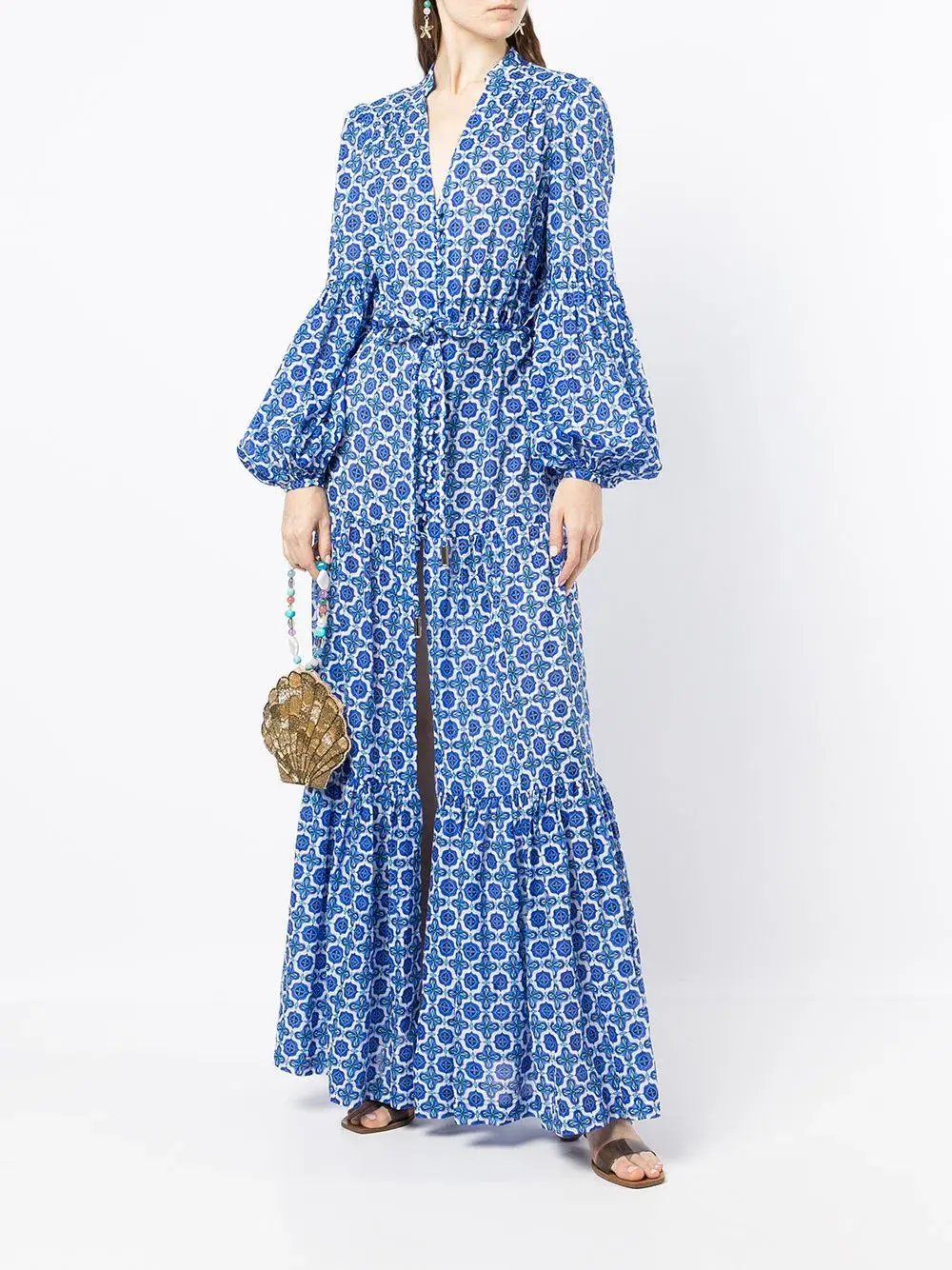 Rebecca Vallance Santorini Kaftan Print Size 8 photo 2