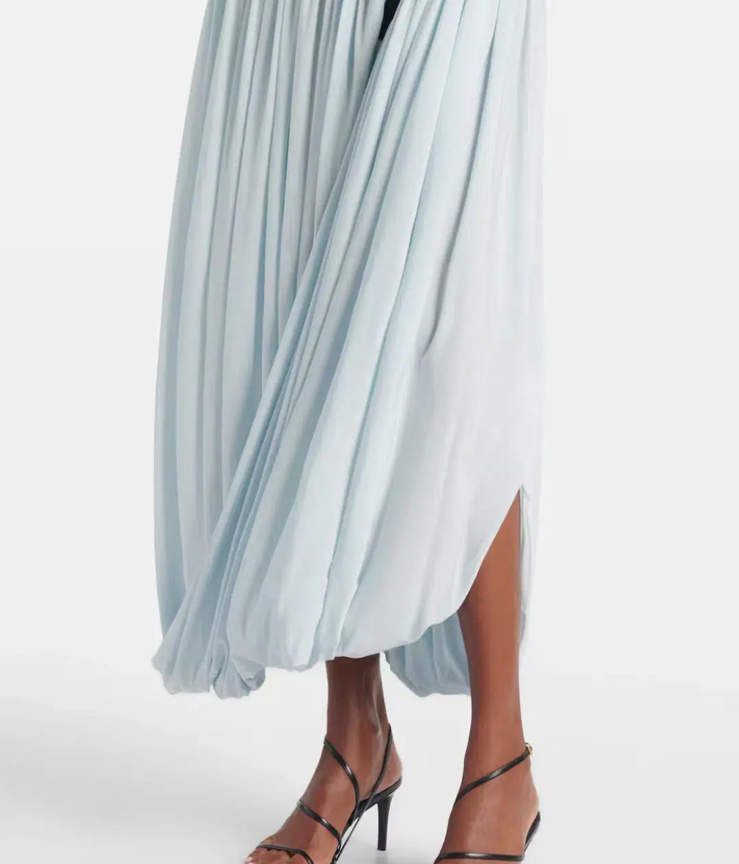 Christopher Esber Suspended Ruched Jersey Maxi Dress Size 8 photo 4