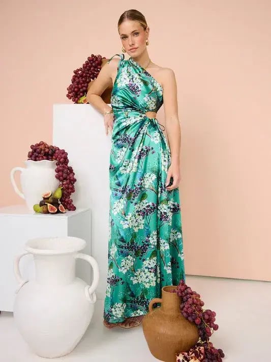Sonya Moda Nour Dress Fiori Di Sambuco Size 14 photo 3