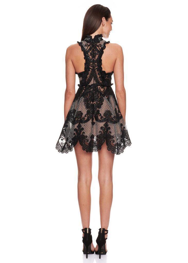 Loretta Dress - ELIYA THE LABEL Black Sz 8 photo 2