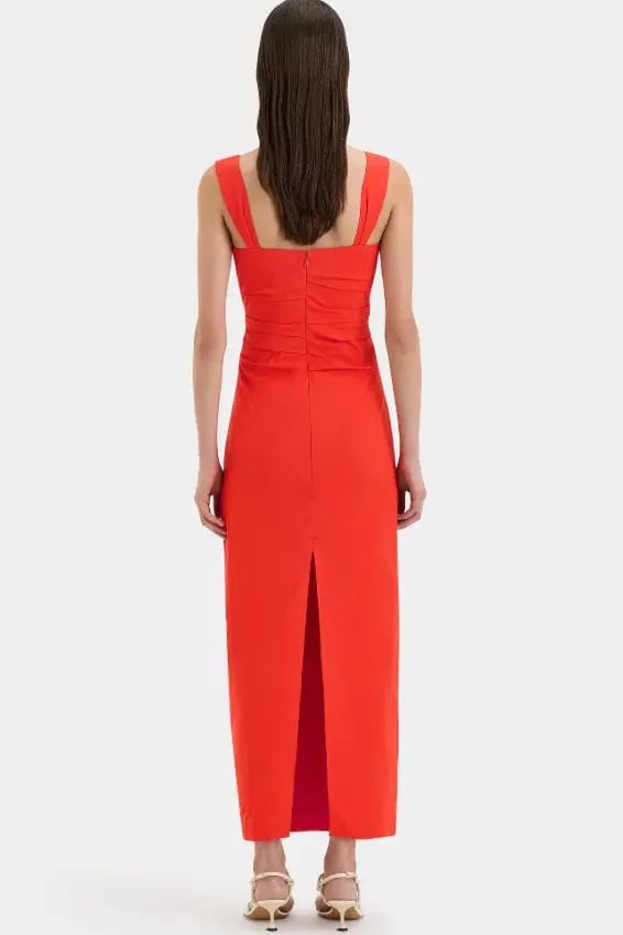 SIR The Label Dahlia Gown Orange Size 8 photo 2