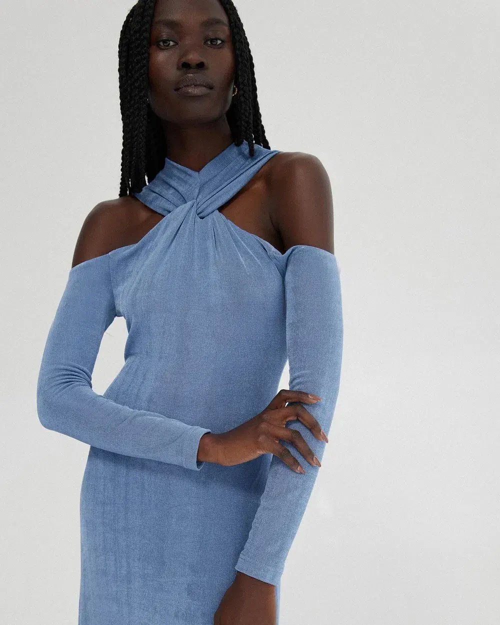 Significant Other Yara Maxi Dress Blue Size 14 photo 2