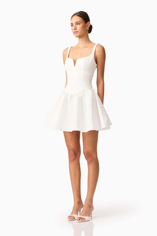 Elliatt Hester Mini Dress - Ivory photo 4