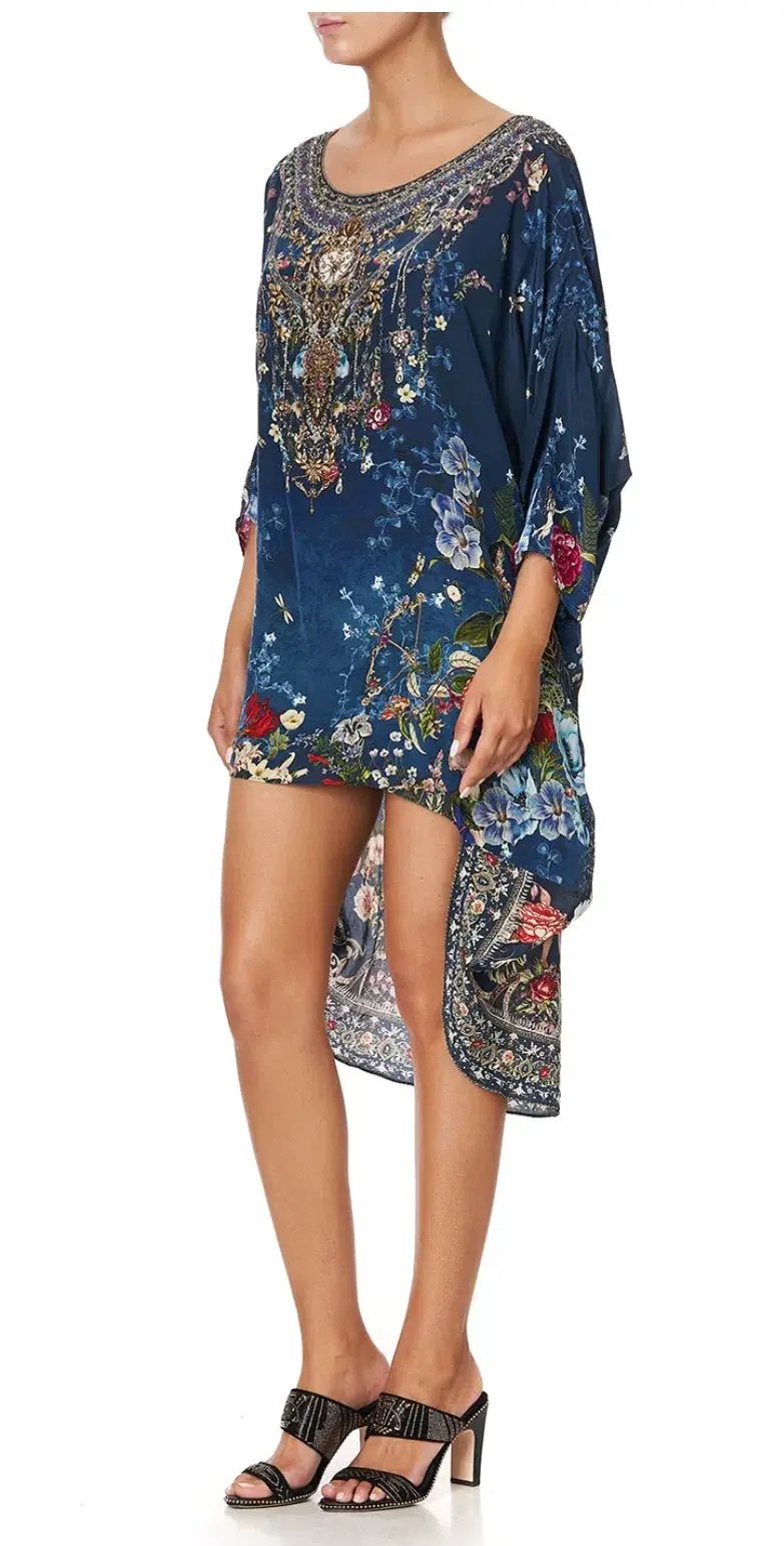 Camilla Dreams of Midsummer Scoop Back Hem Dress Print Size XS photo 4