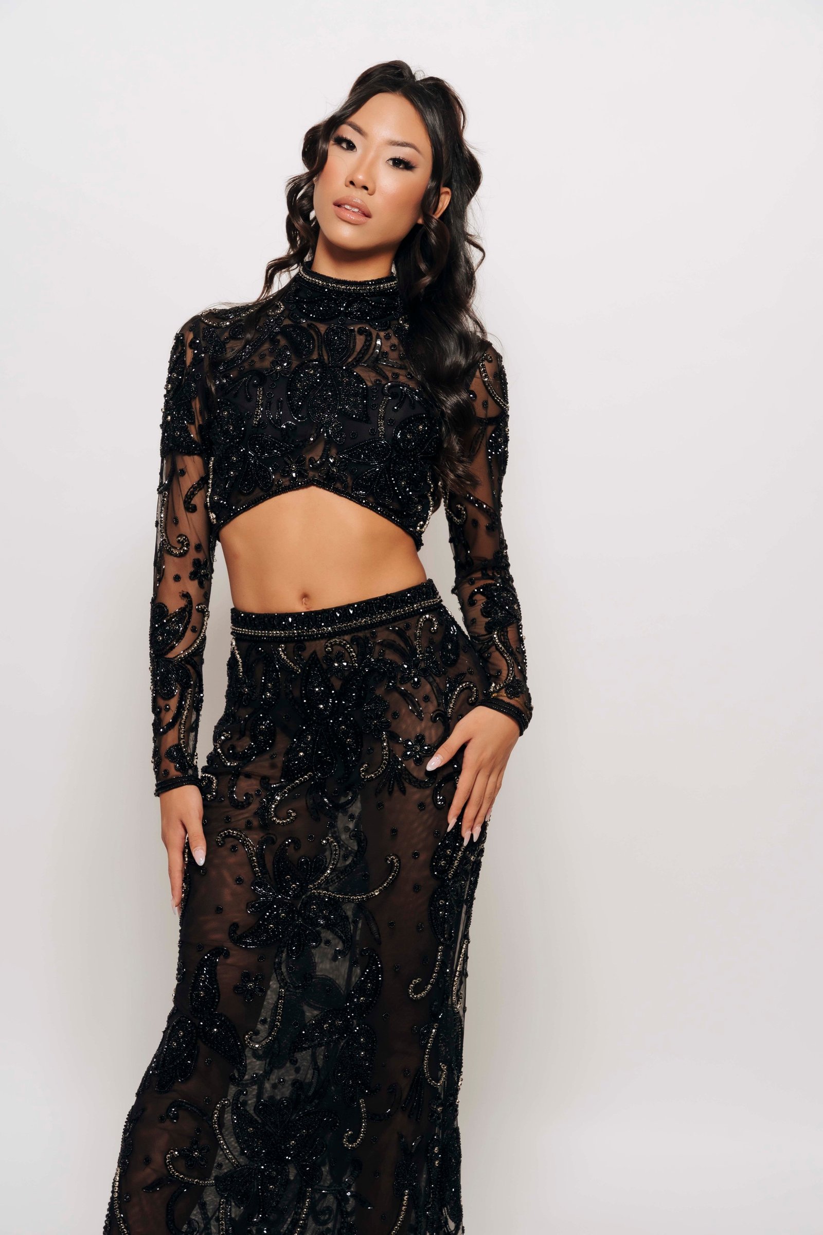 SCARLETTE 2PC BY MY SECRET WARDROBE BLACK photo 4