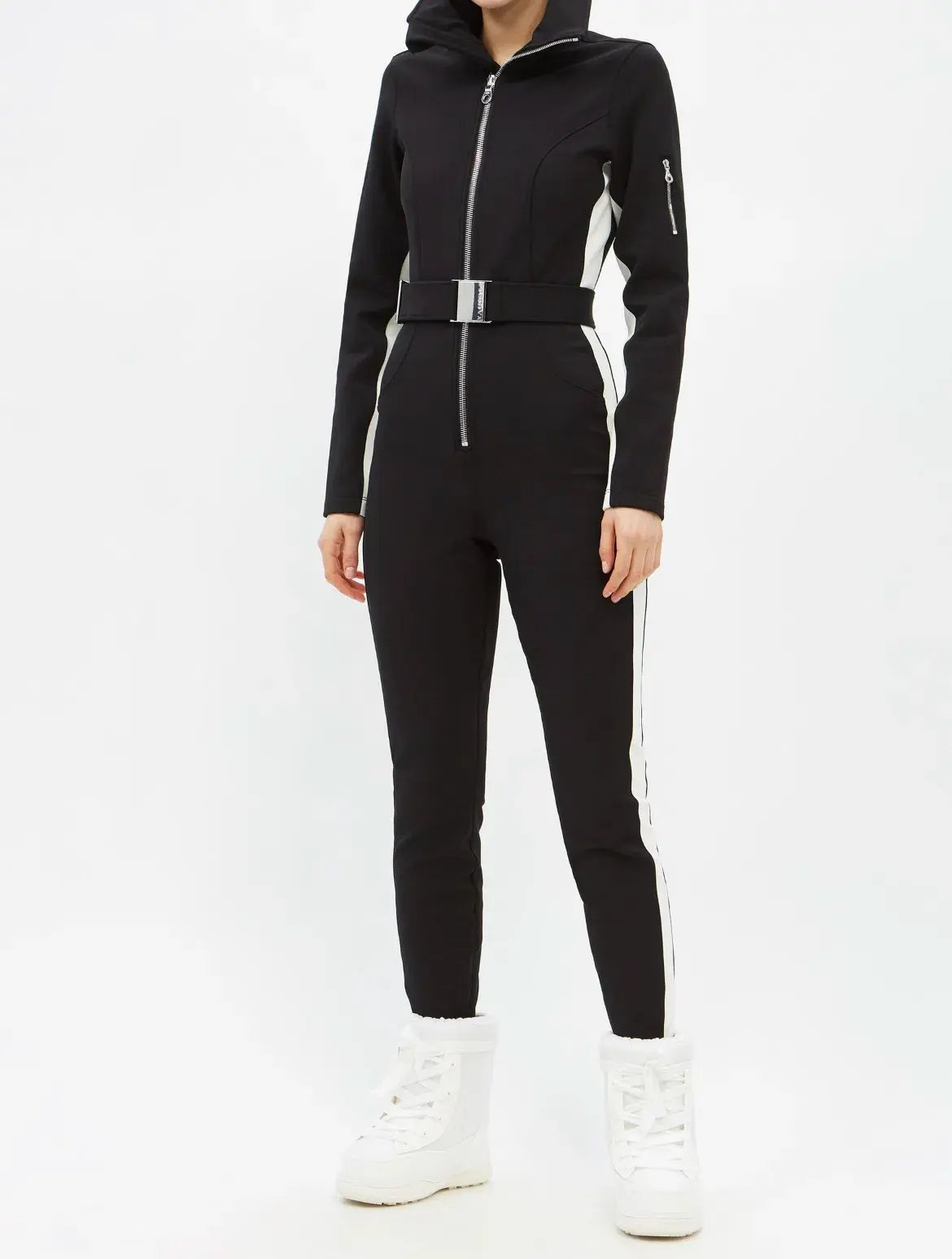 Cordova Striped Signature Ski Suit Onyx Size 8 photo 8