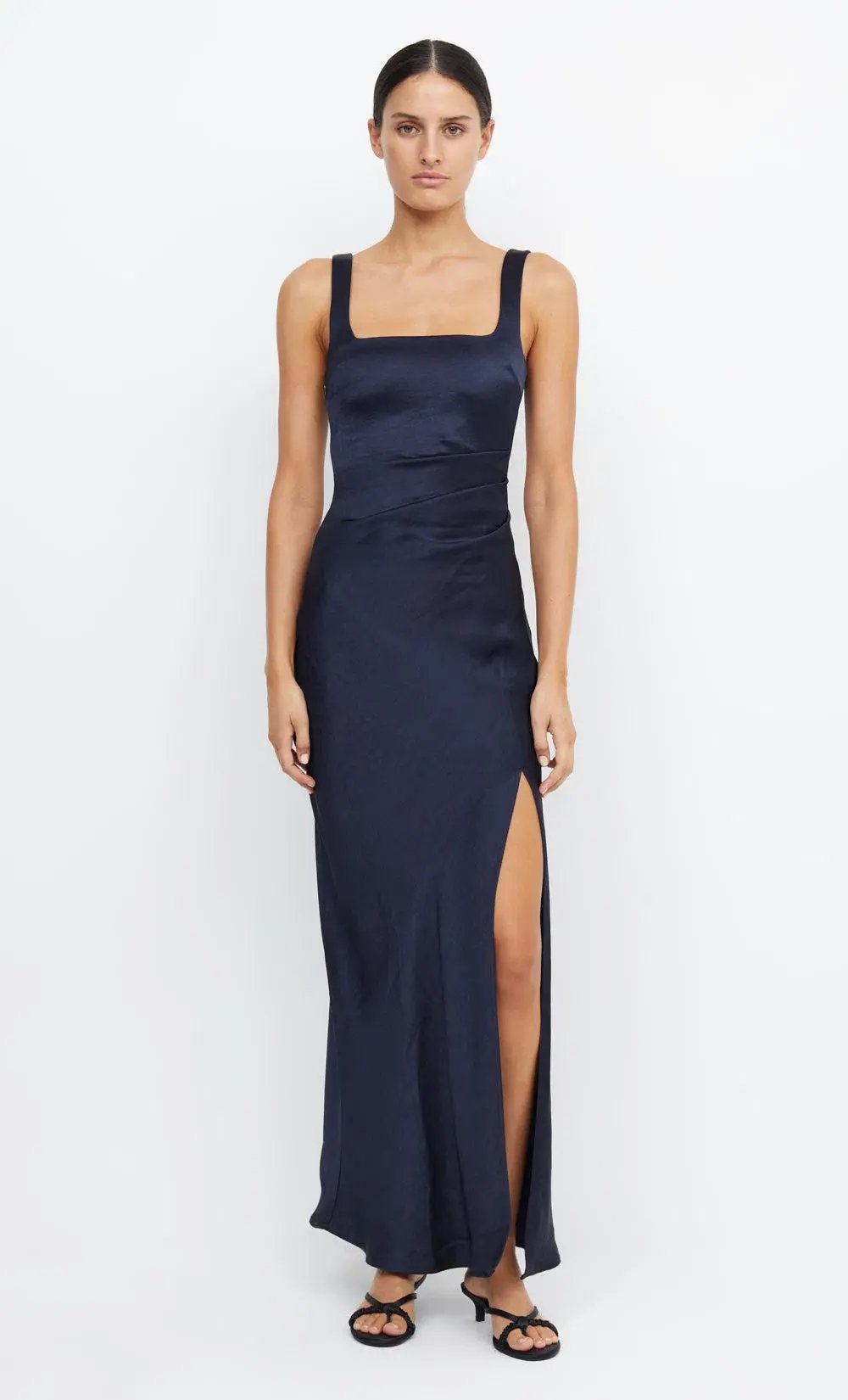 Bec & Bridge The Dreamer Square Neck Dress Ink Size 10 photo 3