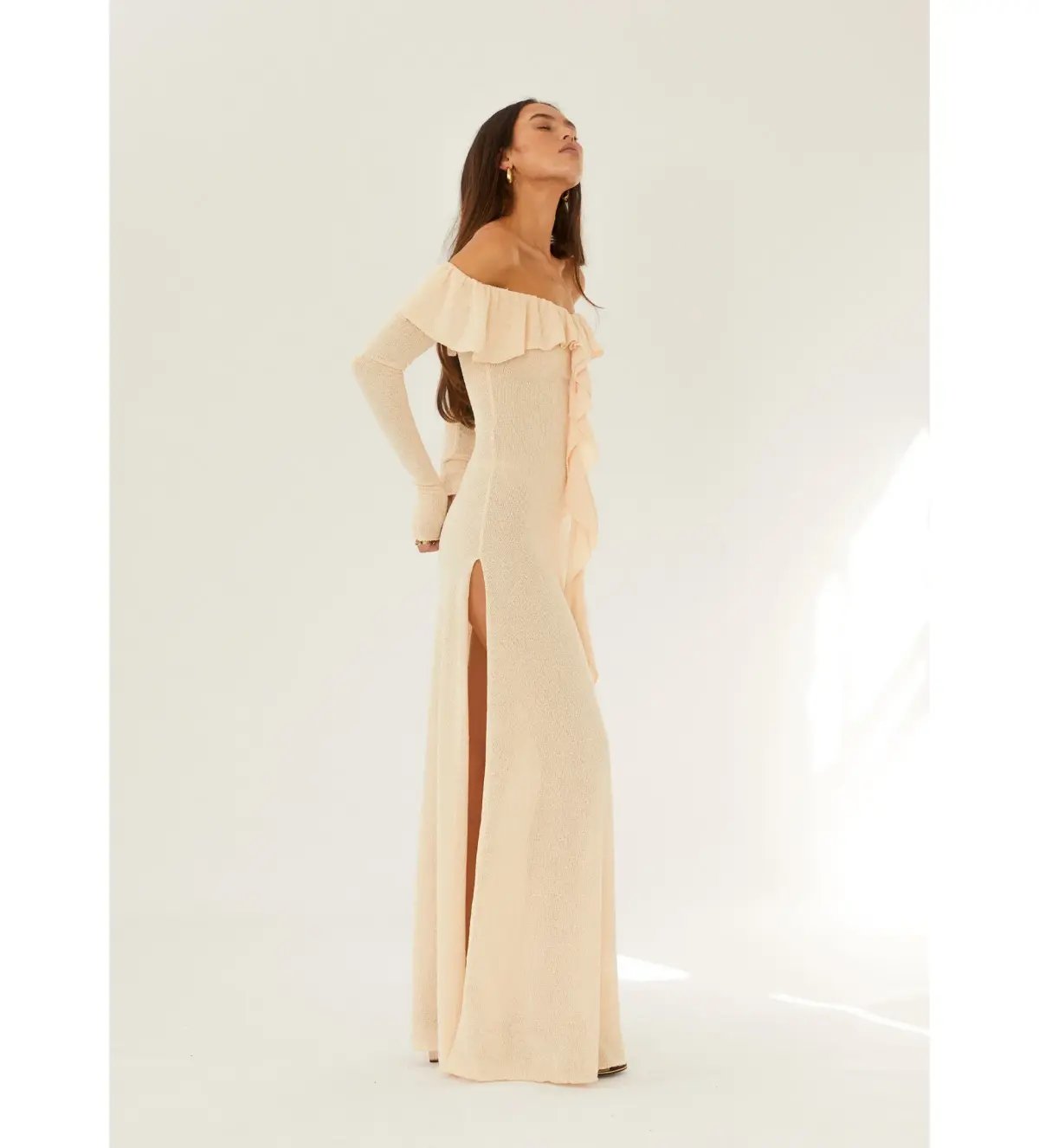 Arcina Ori Mila Dress Cream Size S/Au 8 photo 3