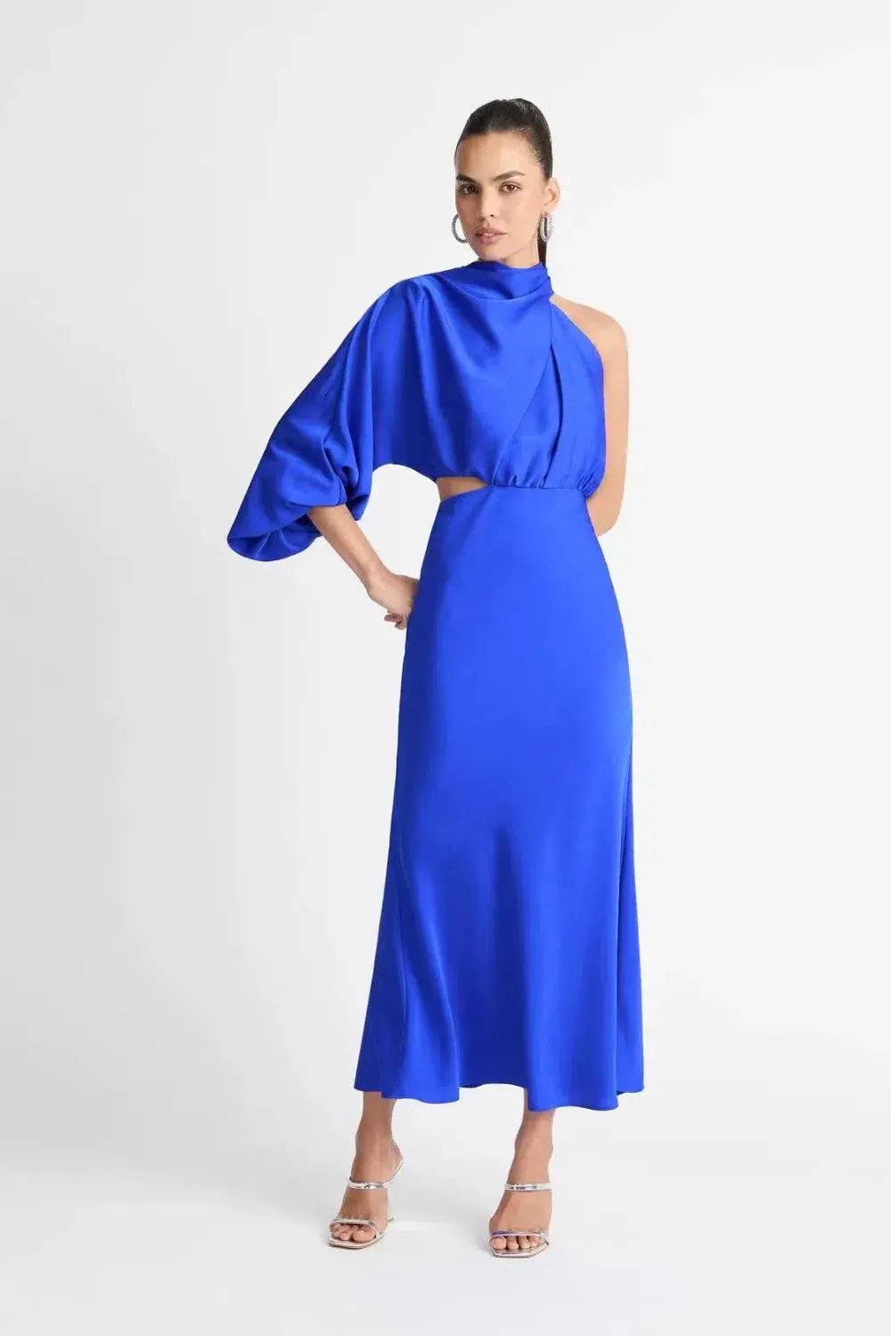 Sheike Olivia Maxi Dress Cobalt Blue Size 10 photo 4