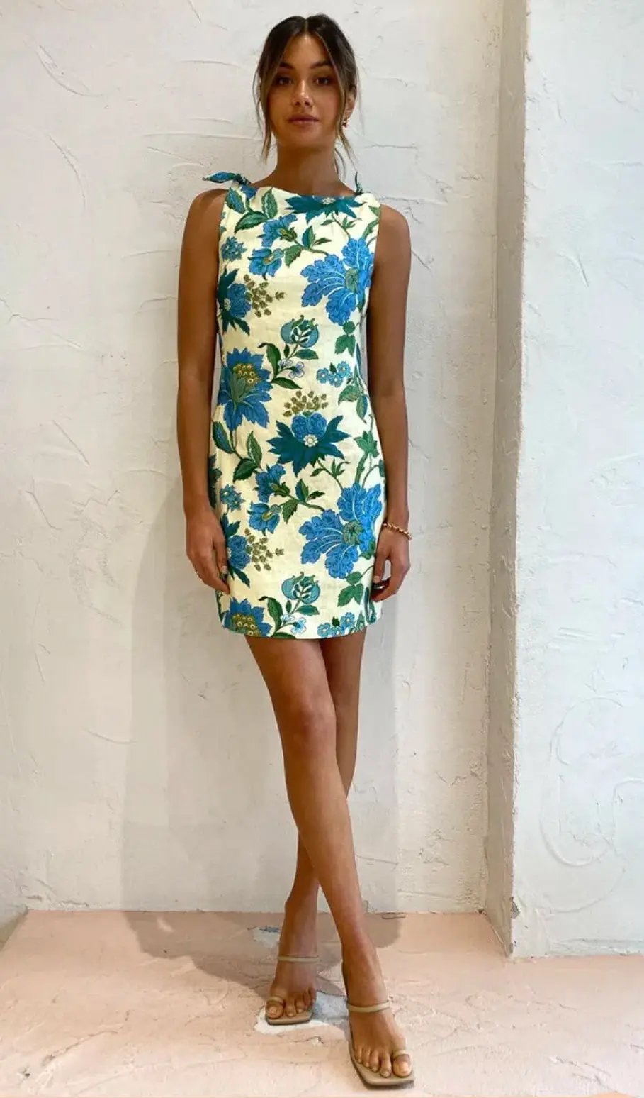 Sir the Label Alexandre Cut Out Mini Dress Marguerite Floral Print Size 4 photo 2