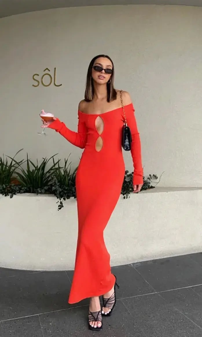 Sir the Label Petit Palace Dress Cherrybomb Size AU 6 photo 3