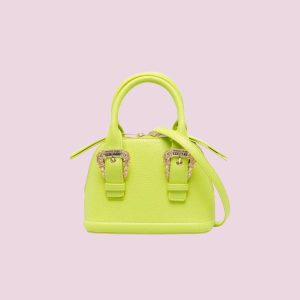 Versace Mini Tote Lime Green photo 2