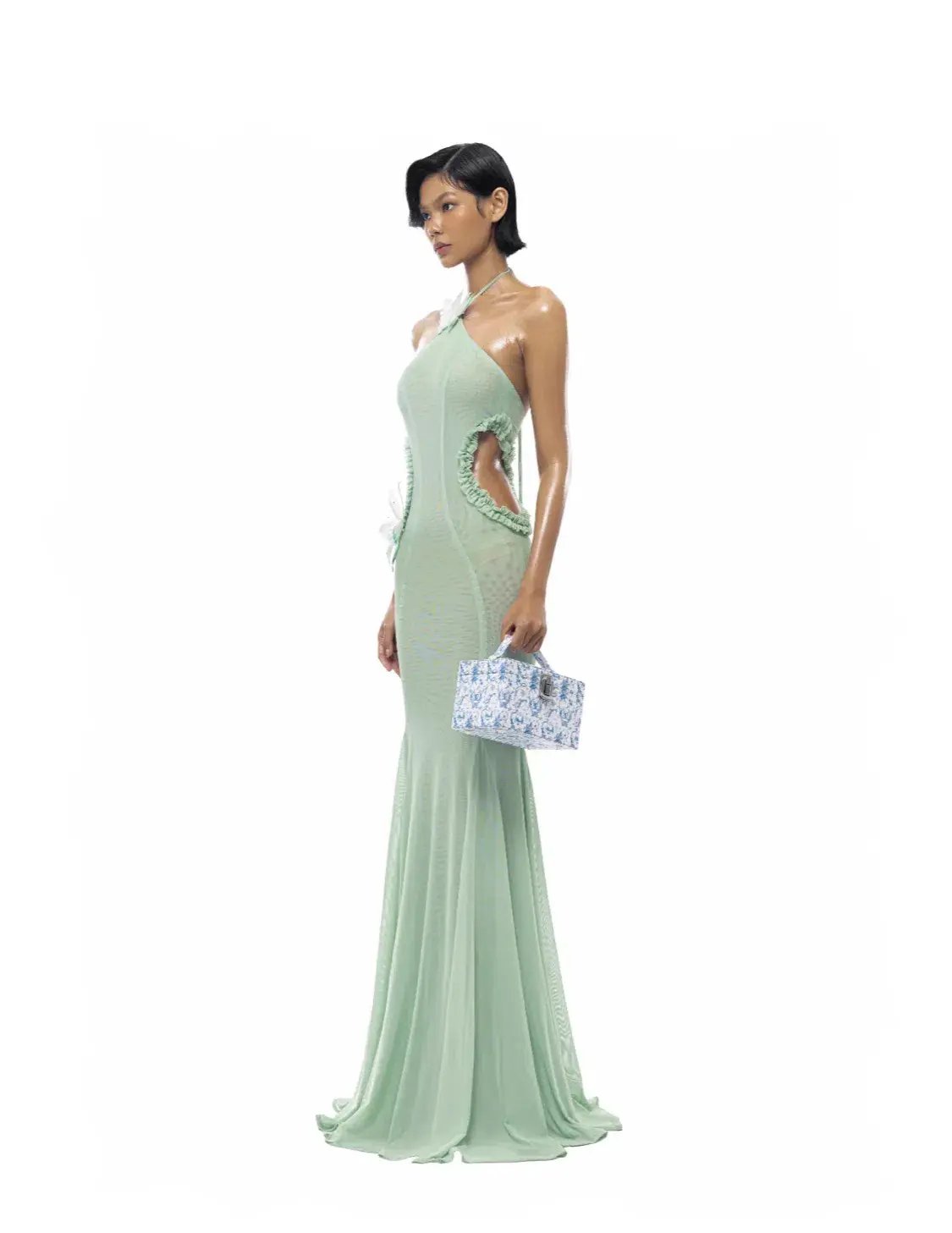 Huelleyrose Darya Dress Green Size S / AU 8 photo 2
