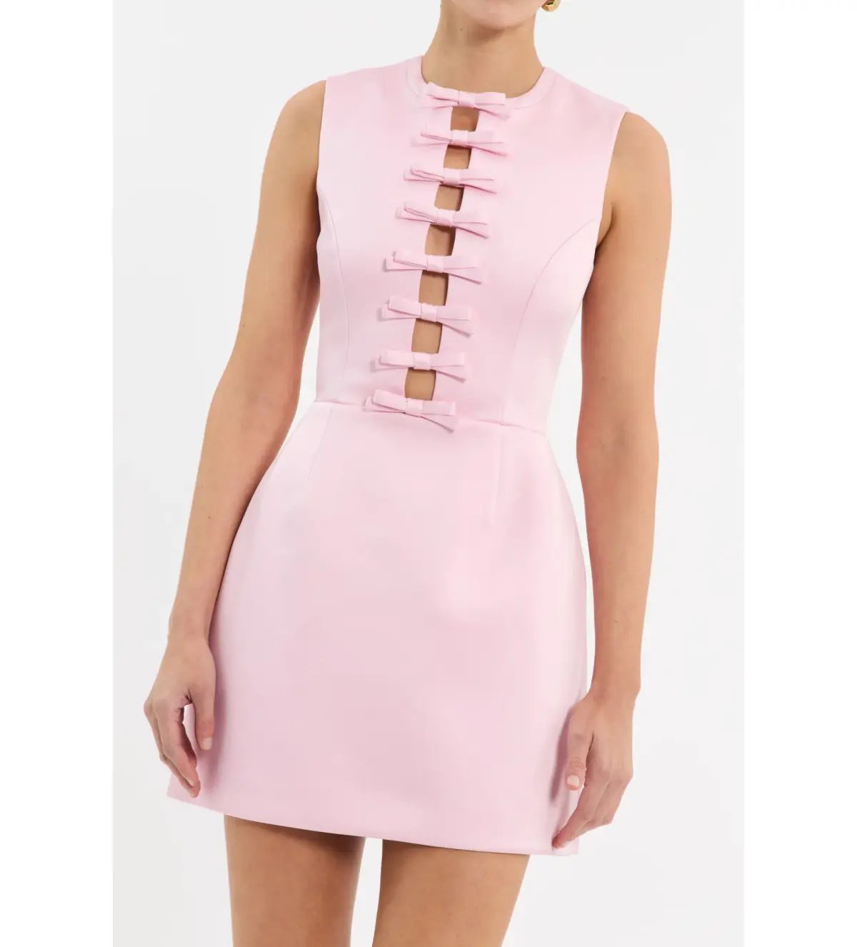 Rebecca Vallance Aymee Mini Dress in Pink Size AU 10 photo 4
