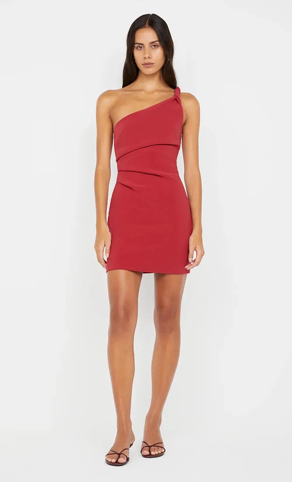 Bec & Bridge Ariven Asym Mini Dress  Red Size 12 photo 3