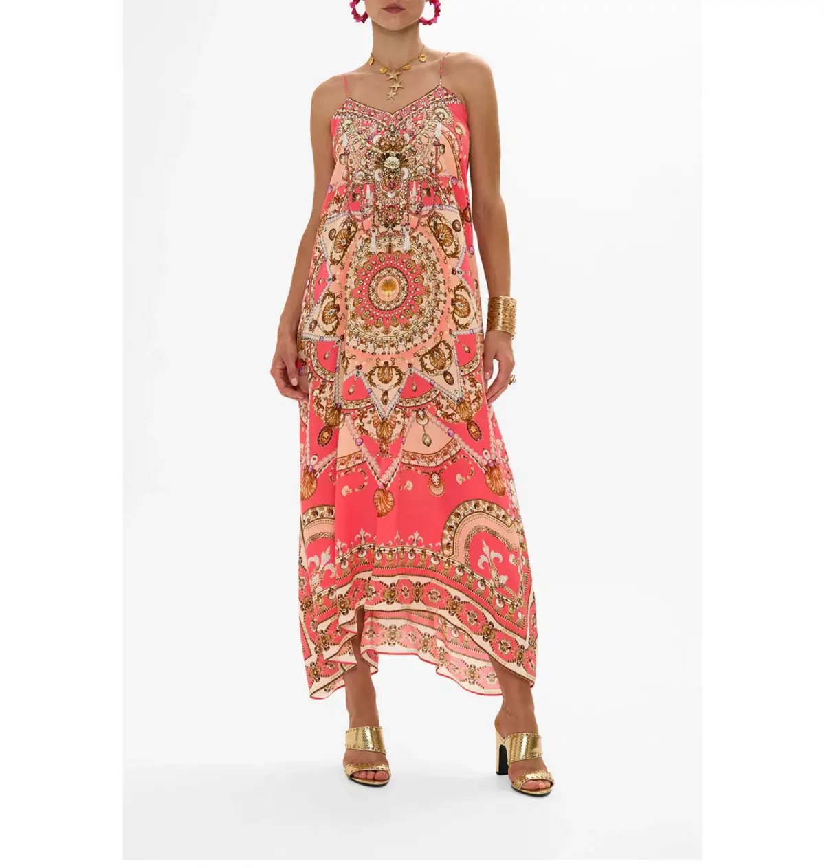 Camilla The Shell Games Shoestring Strap Kaftan Print One Size photo 5