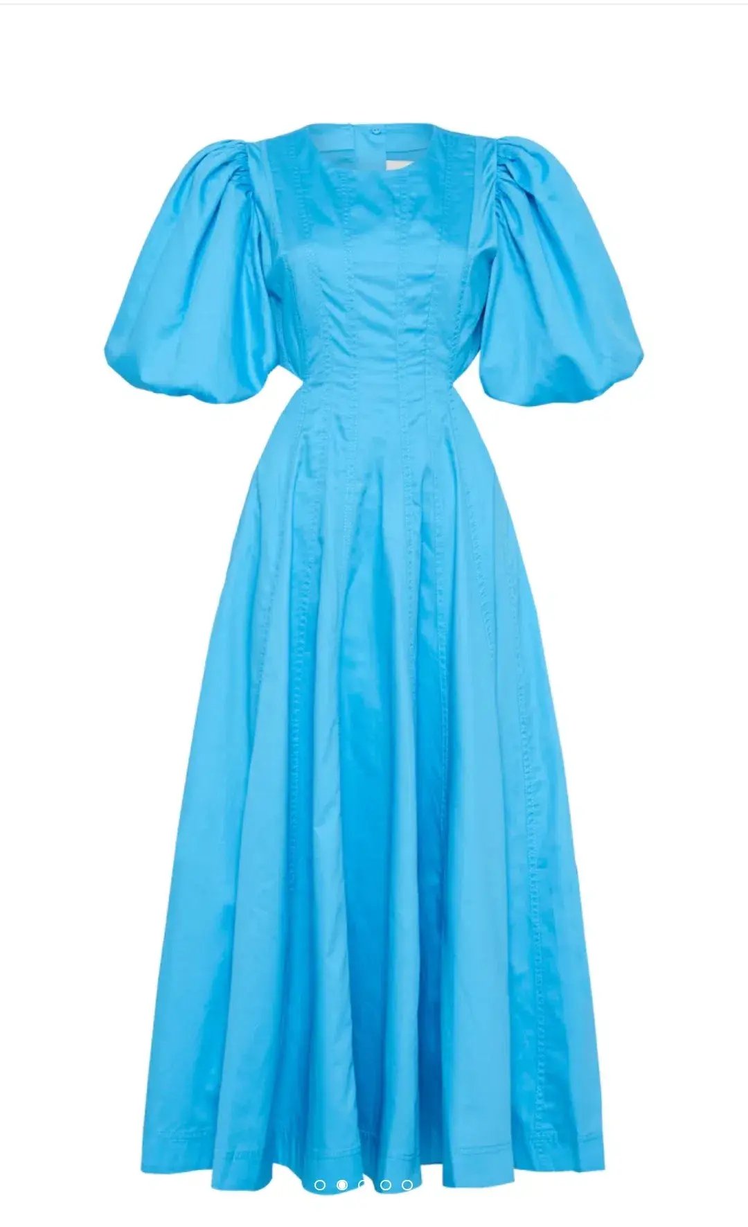 Aje Fallingwater Cut Out Midi Dress Cerulean Blue Size 10 / M photo 3